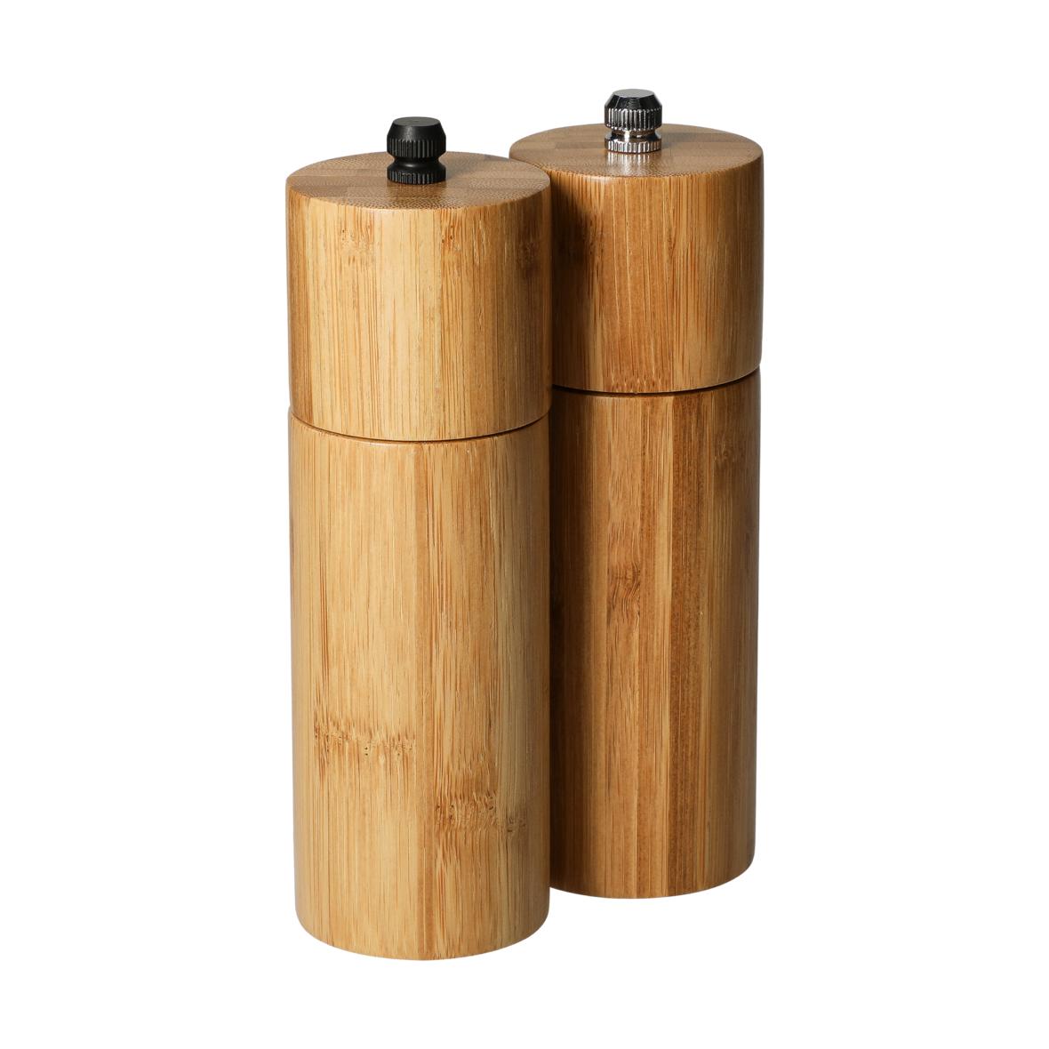 Salt and pepper mill set "Grind" bedrukken met logo