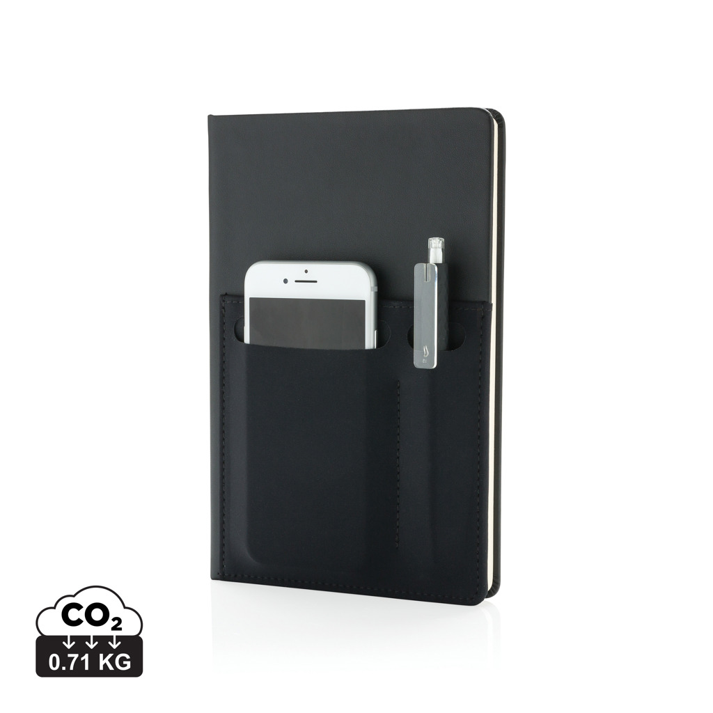 FrontPocket A5 notitieboek bedrukken met logo