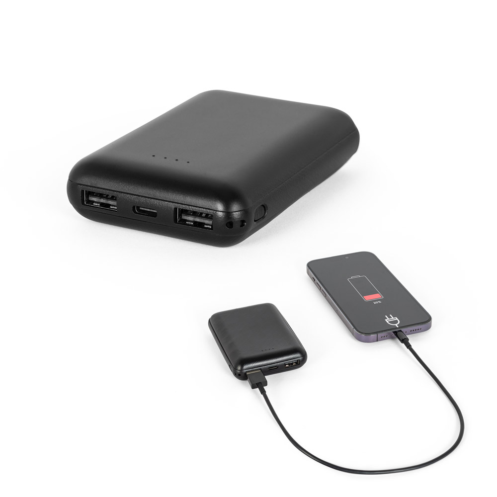 LEAKEY 8. Powerbank 8'000 mAh in 100% rABS bedrukken met logo