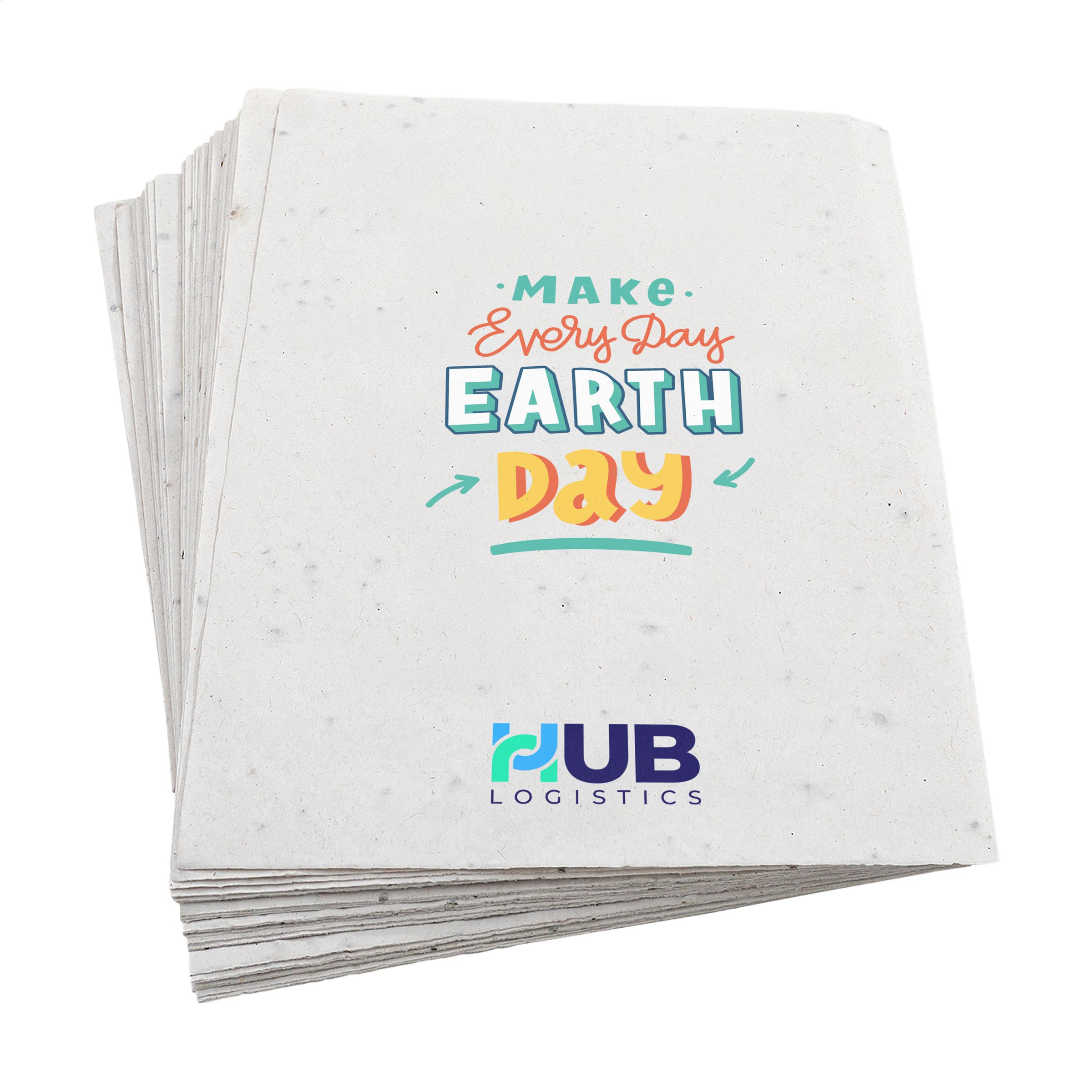 Leaflet A6 Seed Paper 80 gr bedrukken met logo