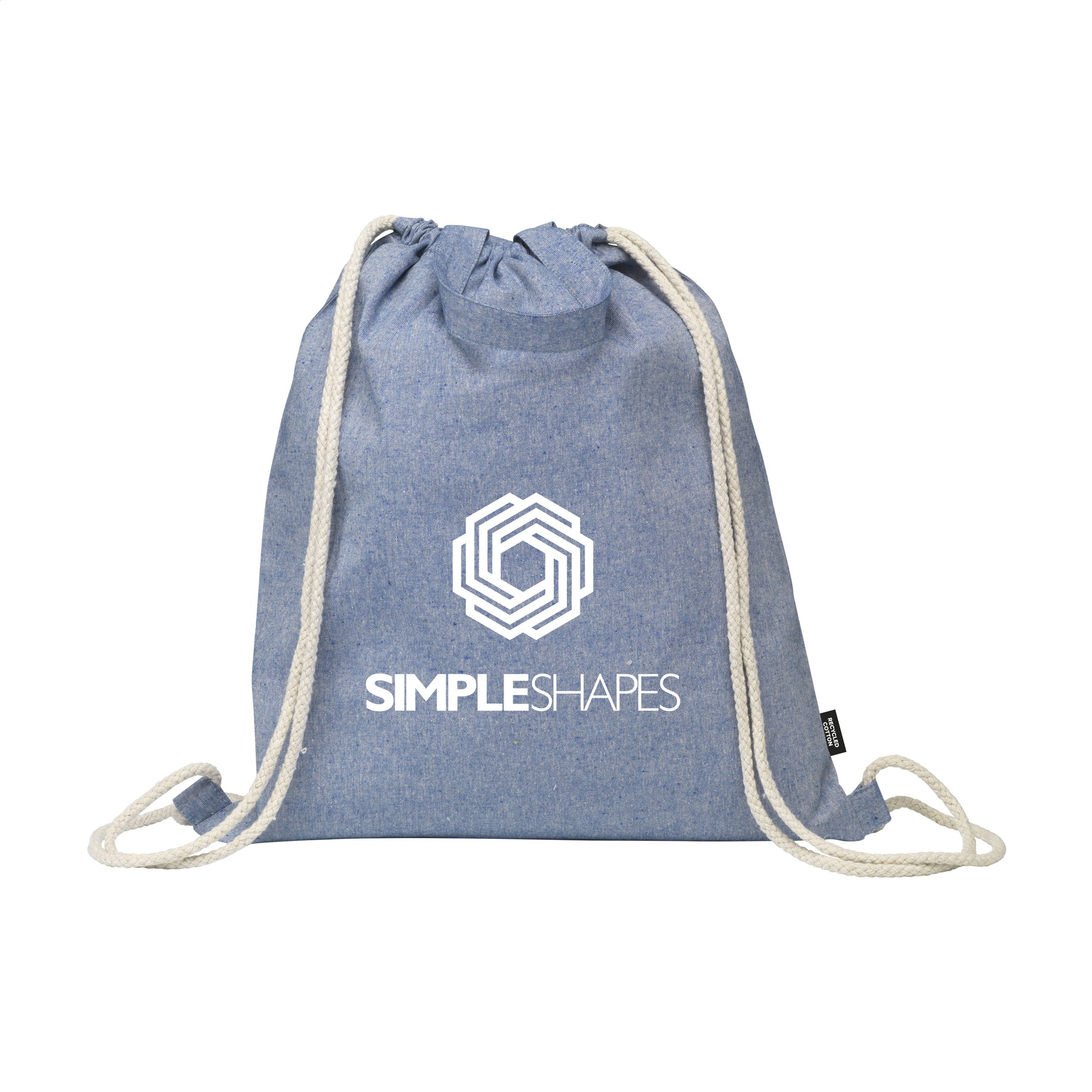 Rezil Recycled Cotton PromoBag Plus (180 g/m²) rugzak bedrukken met logo