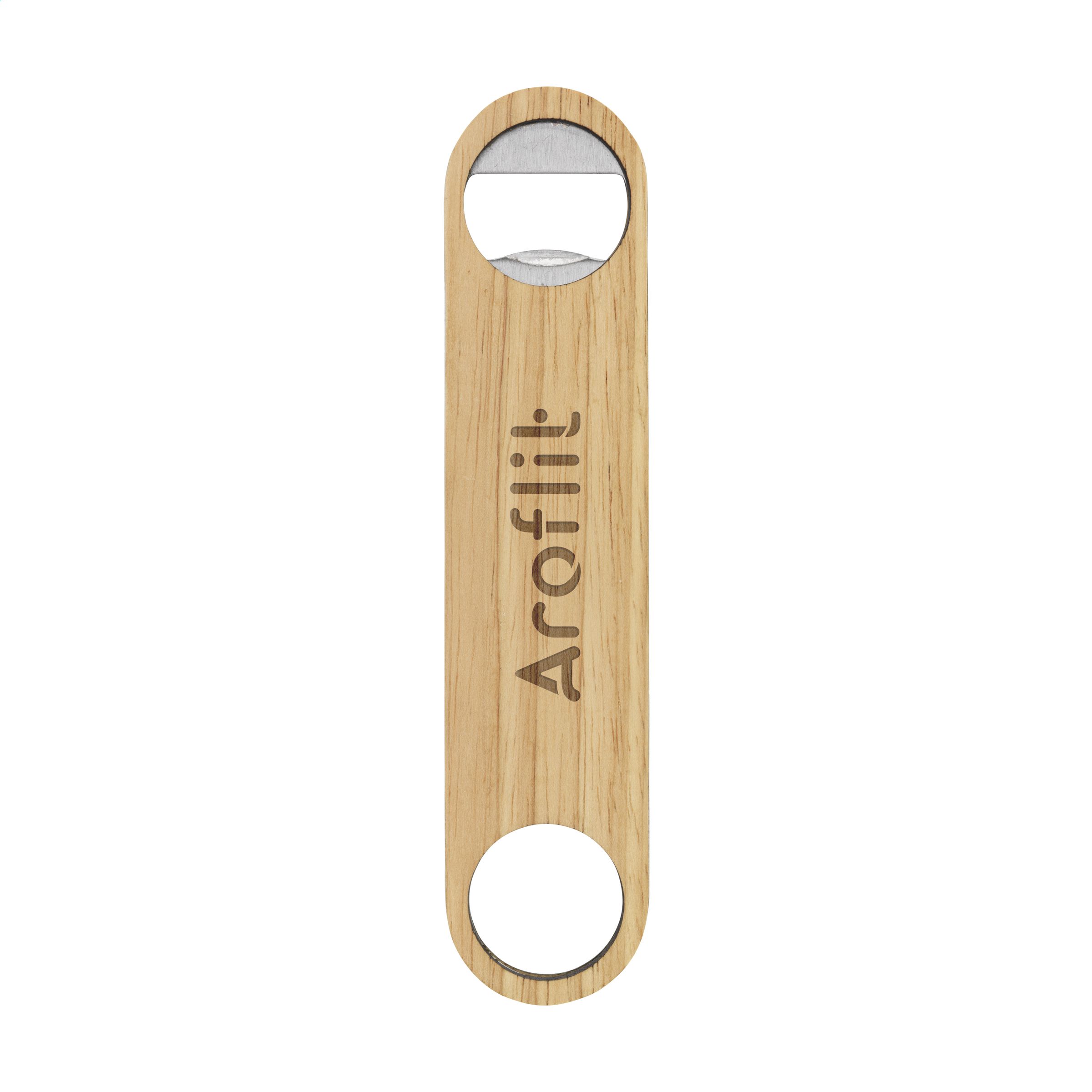 Kanabi Bamboo Opener flesopener bedrukken met logo