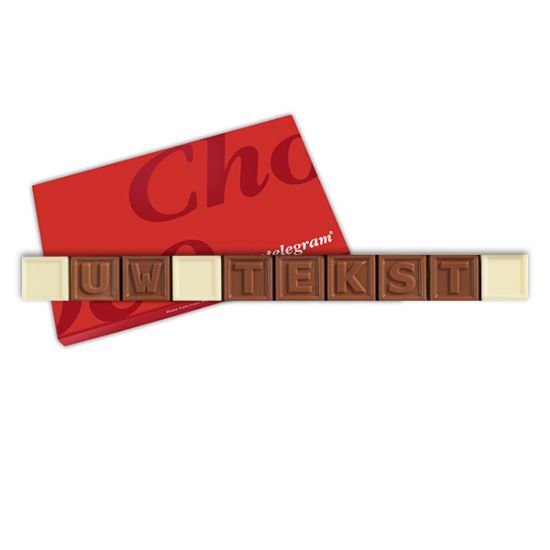 Chocotelegram® 10 Geschenkdoos bedrukken met logo