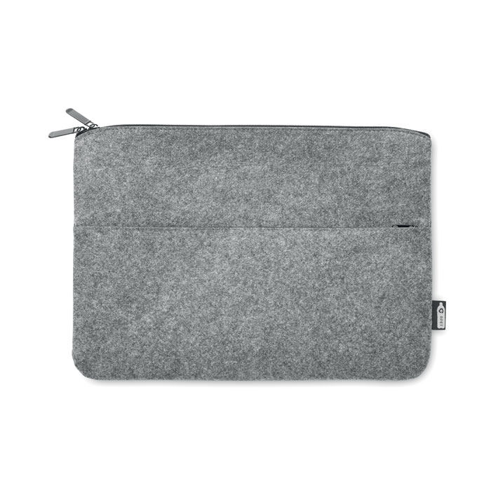 Fleso RPET vilten laptoptas bedrukken met logo