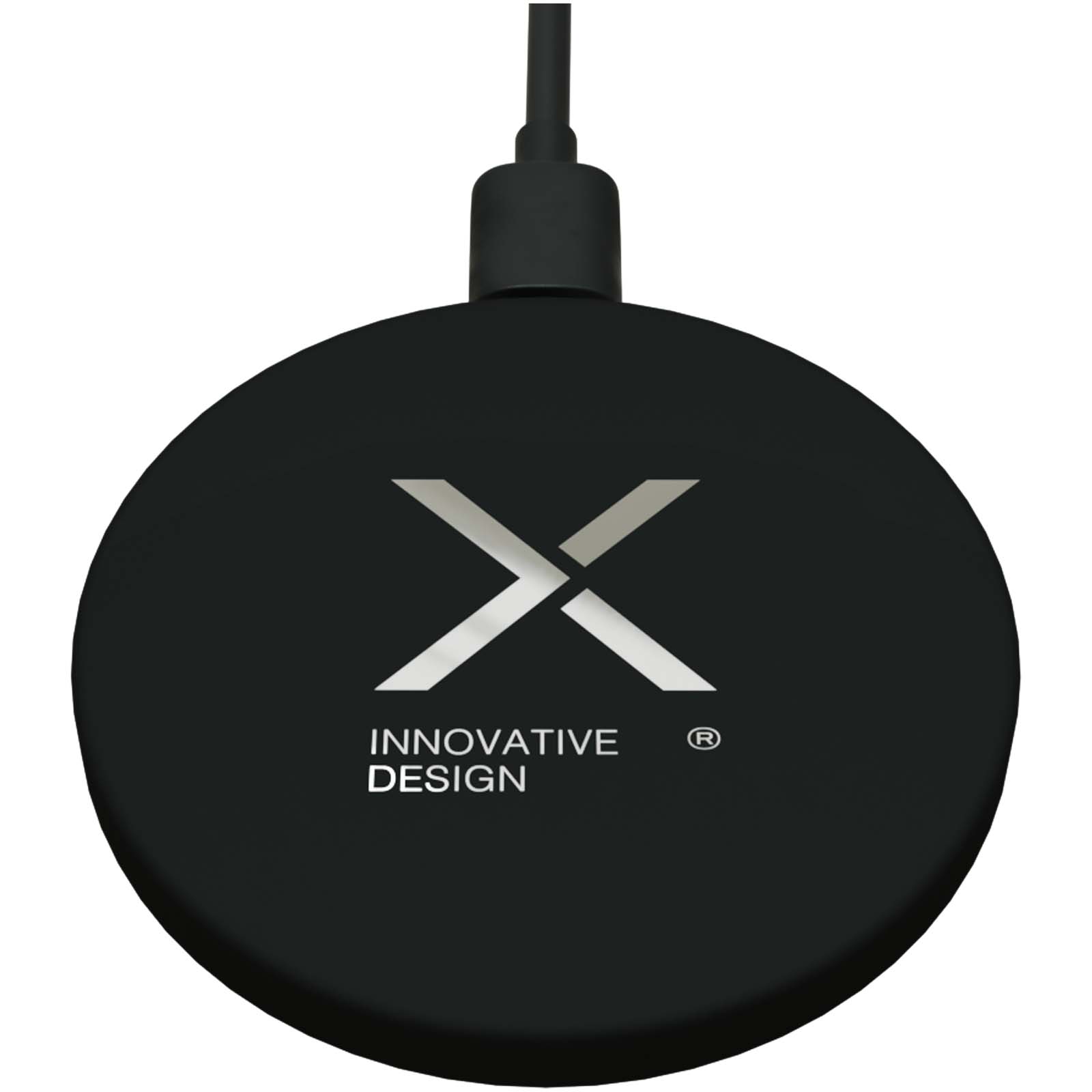 SCX.design W37 15 W extra dun draadloos oplaadstation van gerecycled aluminium bedrukken met logo