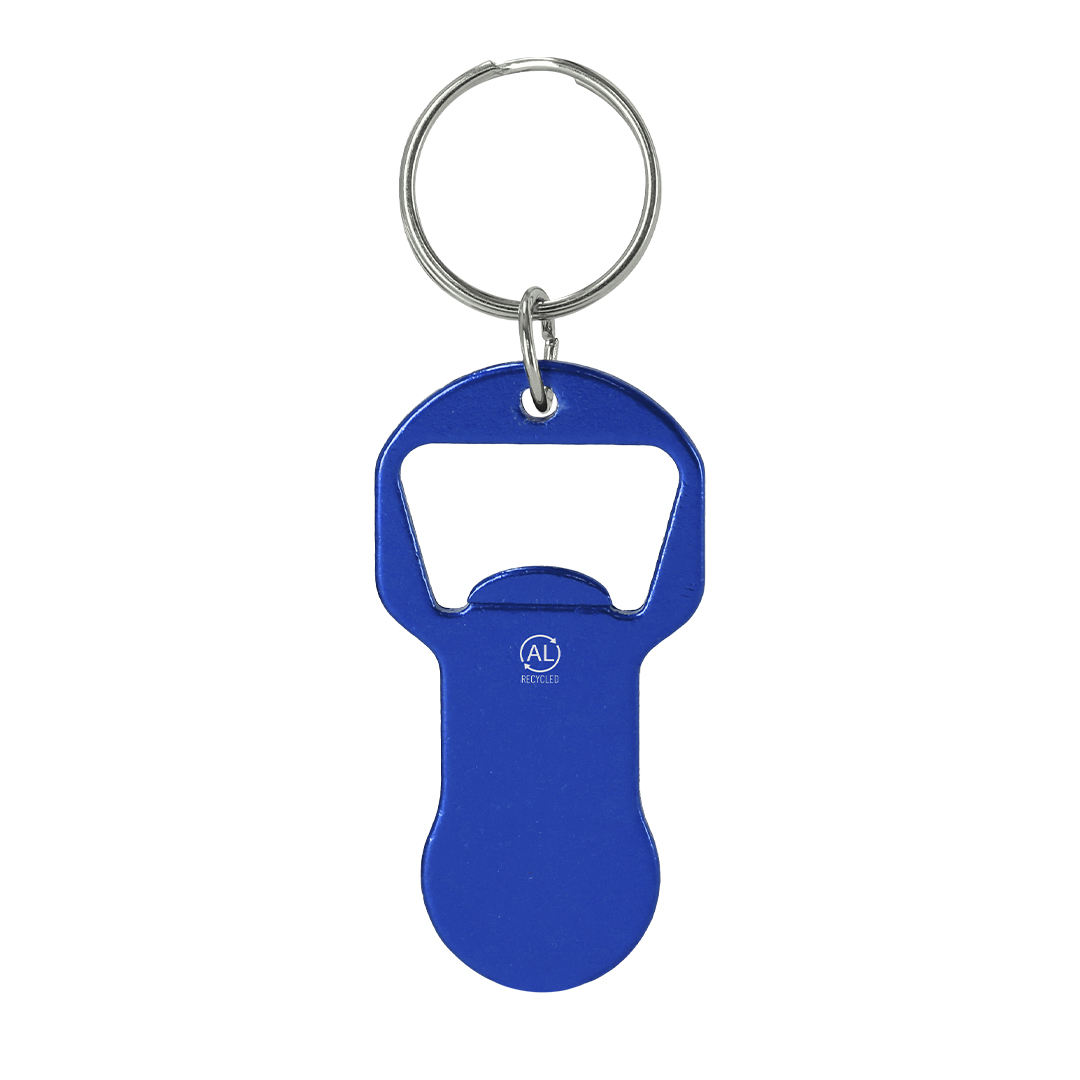 Munt-Sleutelhanger Opener Belarox bedrukken met logo