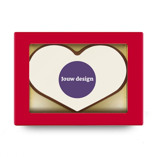 ChocoHart melk (175 gram) bedrukken met logo