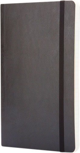 Moleskine L soft cover notitieboek - ruitjes bedrukken met logo