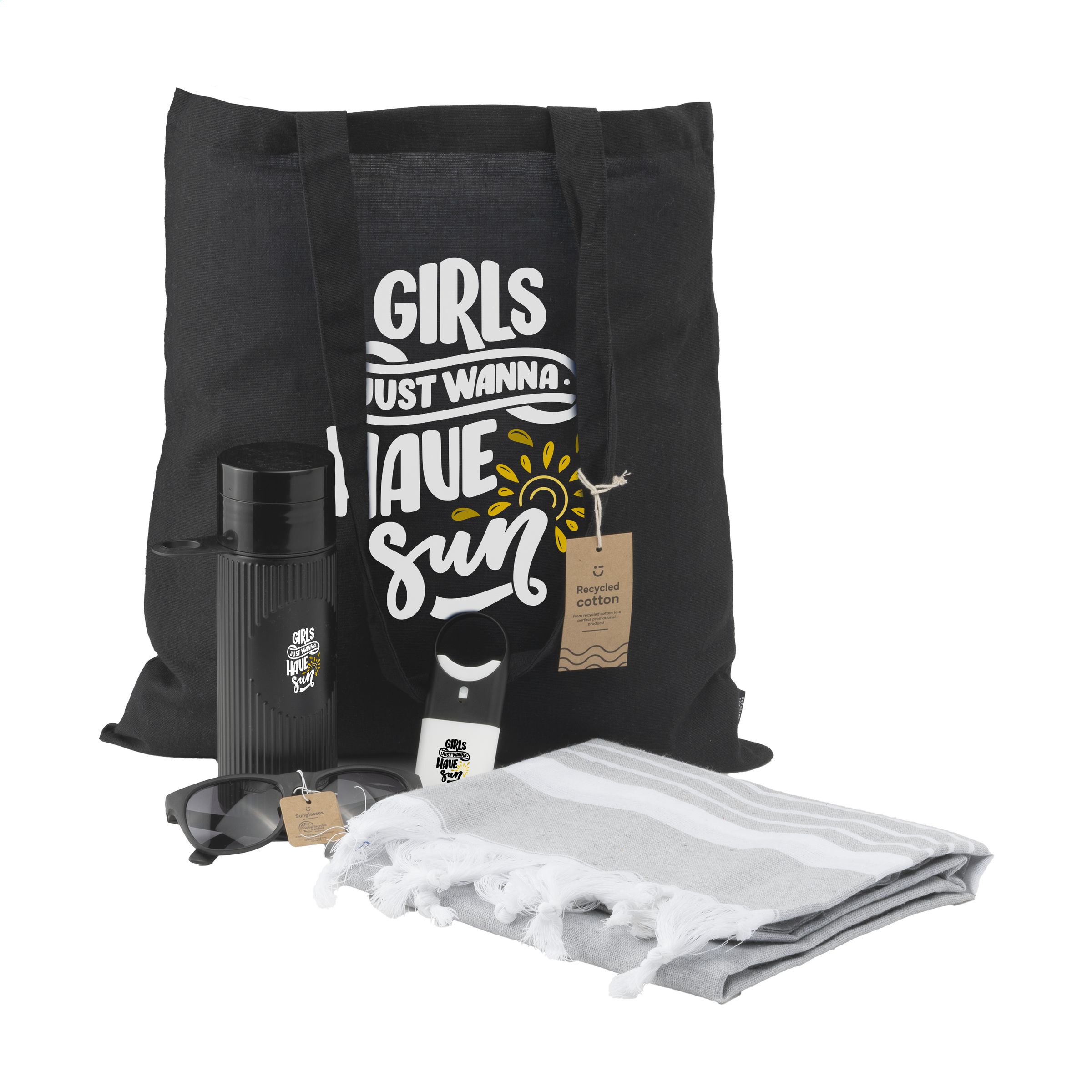 Merch Set Beach geschenkset bedrukken met logo