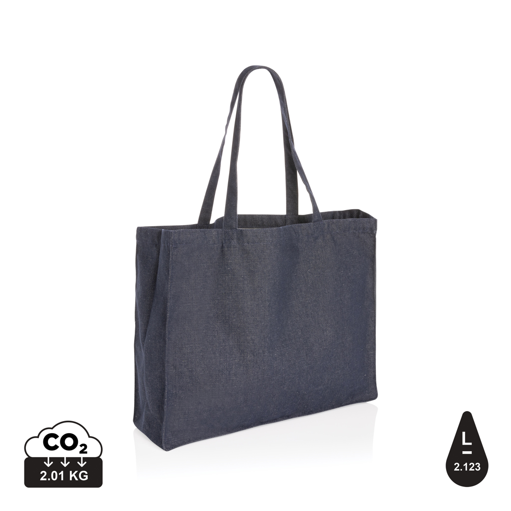 Impact AWARE™ Recycled Denim Shopper bedrukken met logo