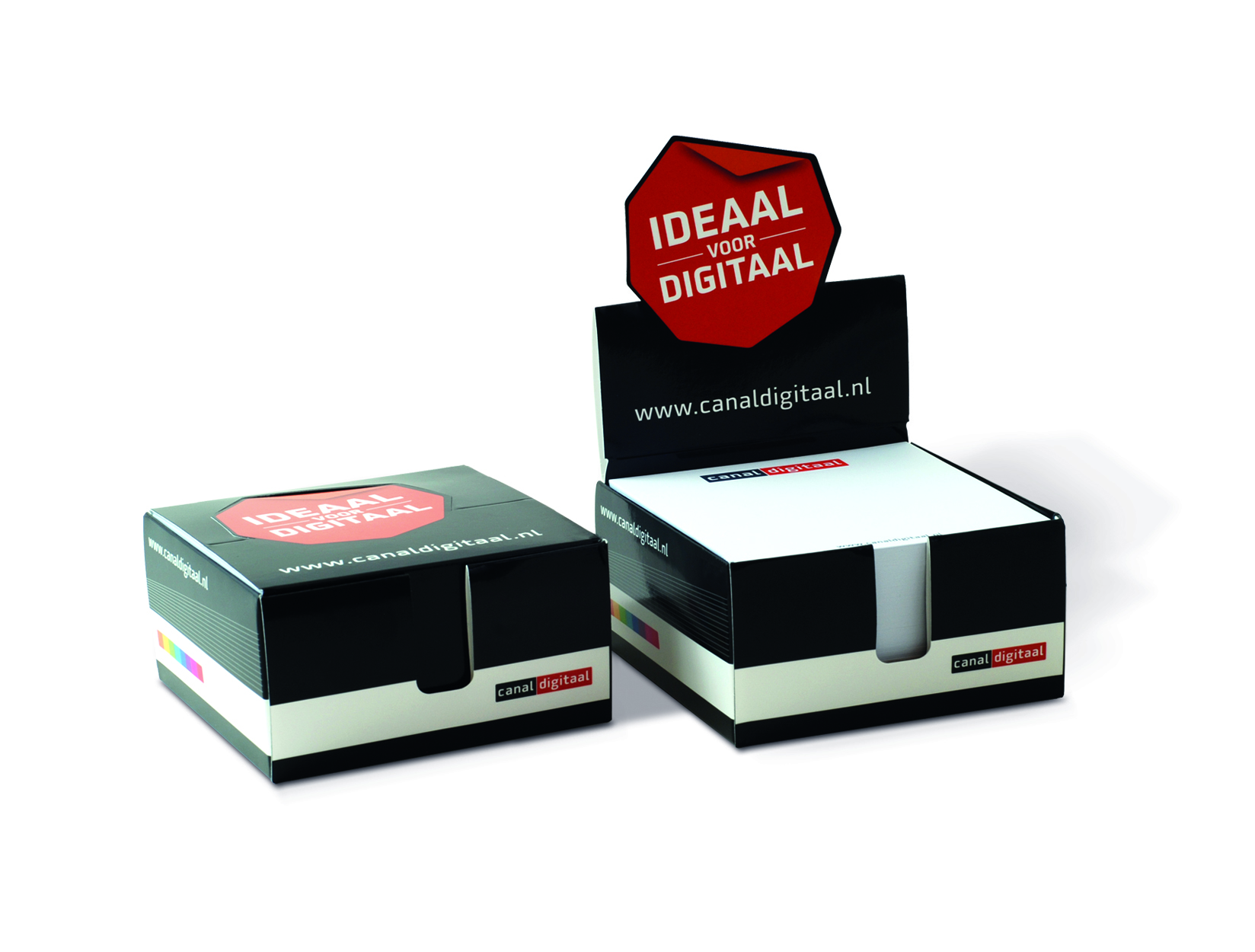 Notitiebox bedrukken met logo