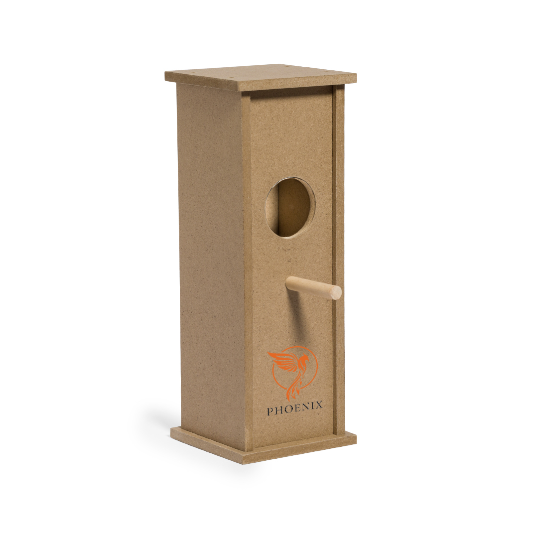Vogelhuisje Fenyx bedrukken met logo