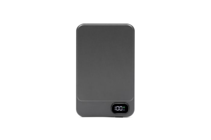 Brandcharger Powerwave 10.000 draadloze powerbank bedrukken met logo