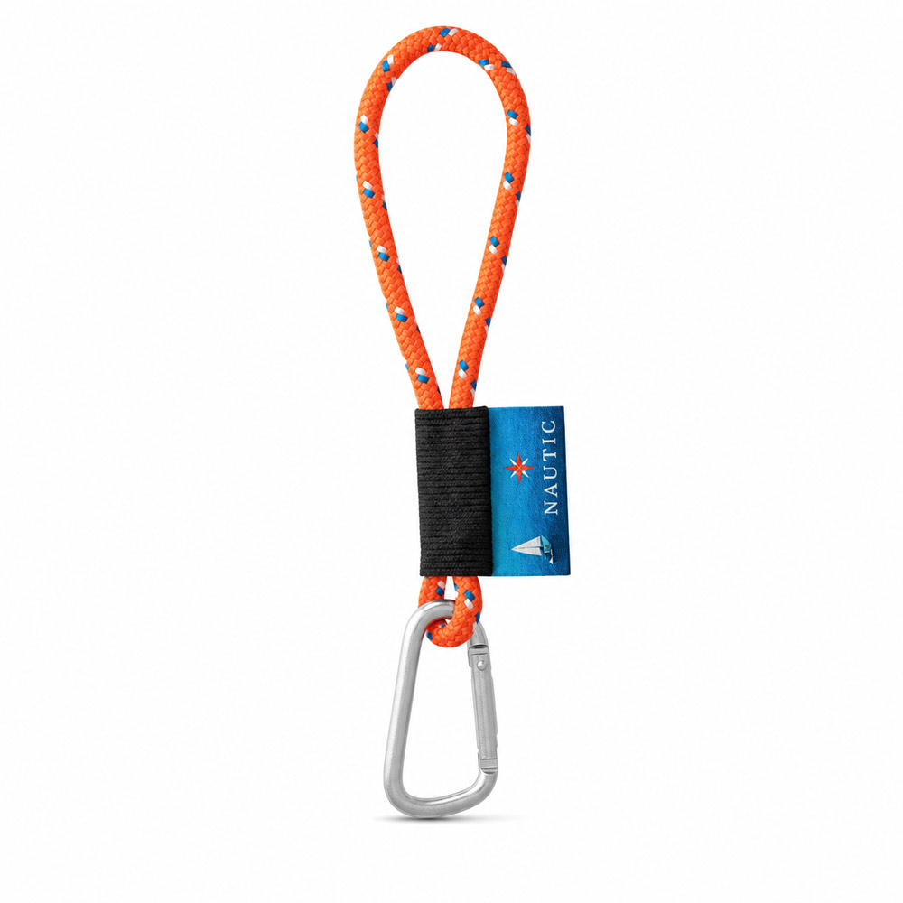 Gedrukt voorbeeld van Lanyard NAUTIC Short (Ø 7 mm) bedrukken met logo