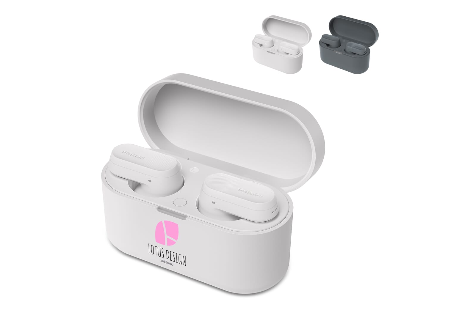 Philips TWS earphones with Noise Canceling Pro met tot 24 uur speeltijd bedrukken met logo