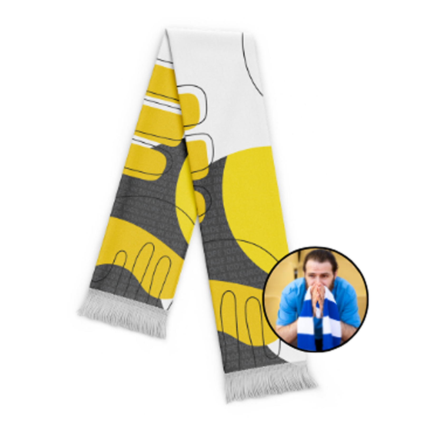 Fan scarf bedrukken met logo