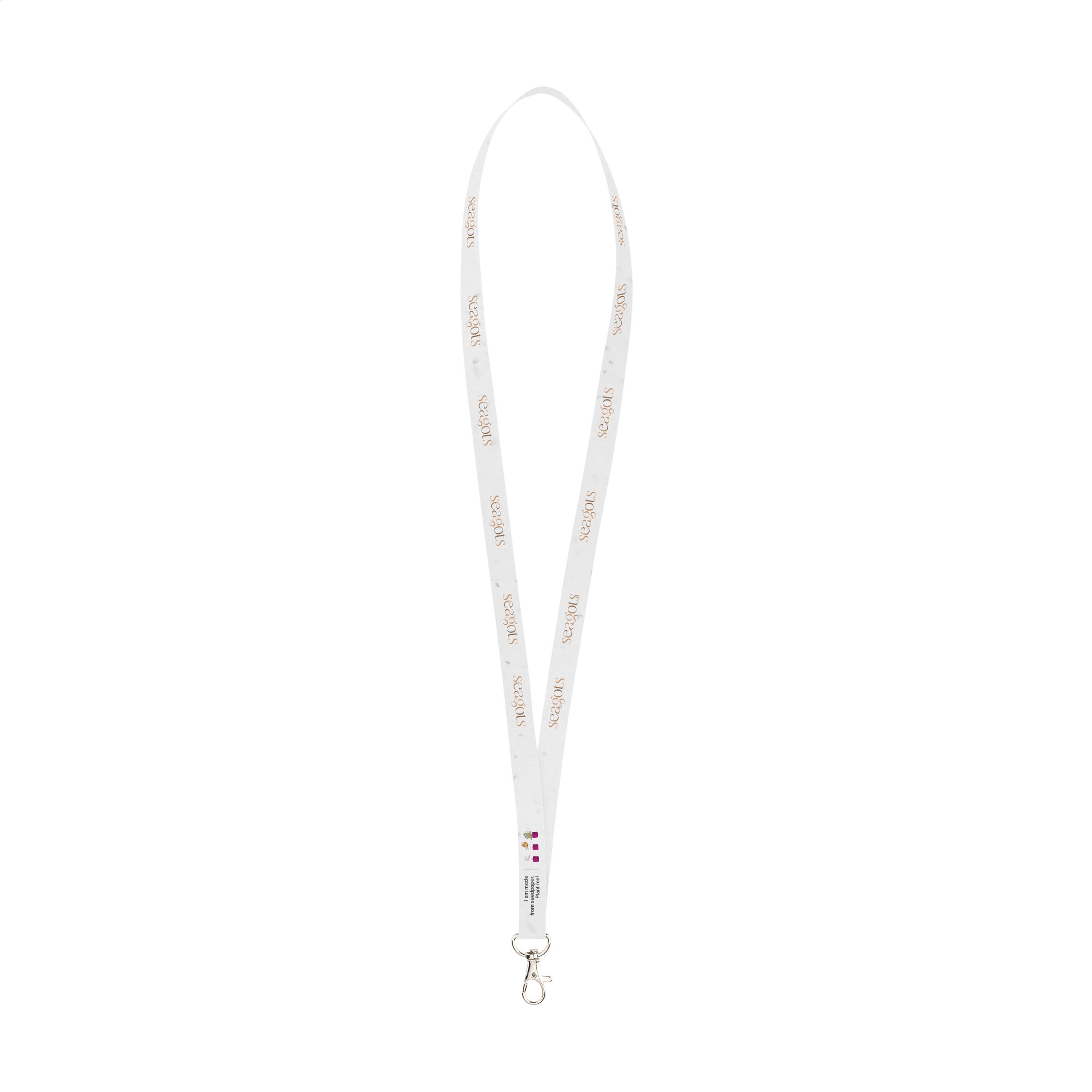 Seed Paper Lanyard keycord (2 cm) bedrukken met logo