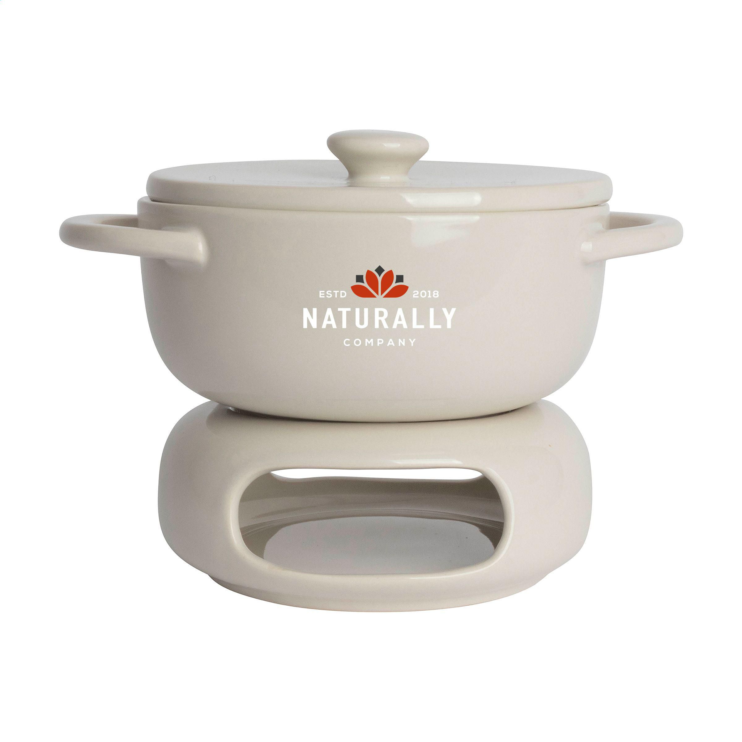 Gusta Sunday Fondue and Cheese Baker bedrukken met logo