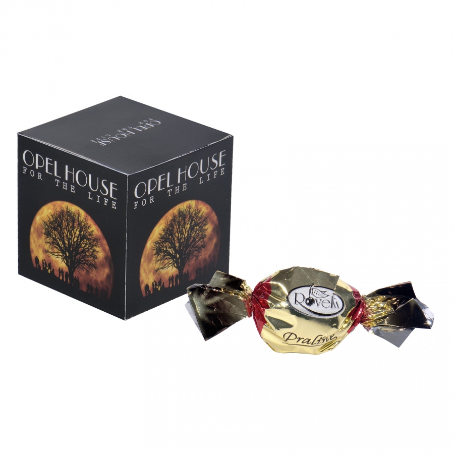 Doosje chocolade bonbon bedrukken met logo