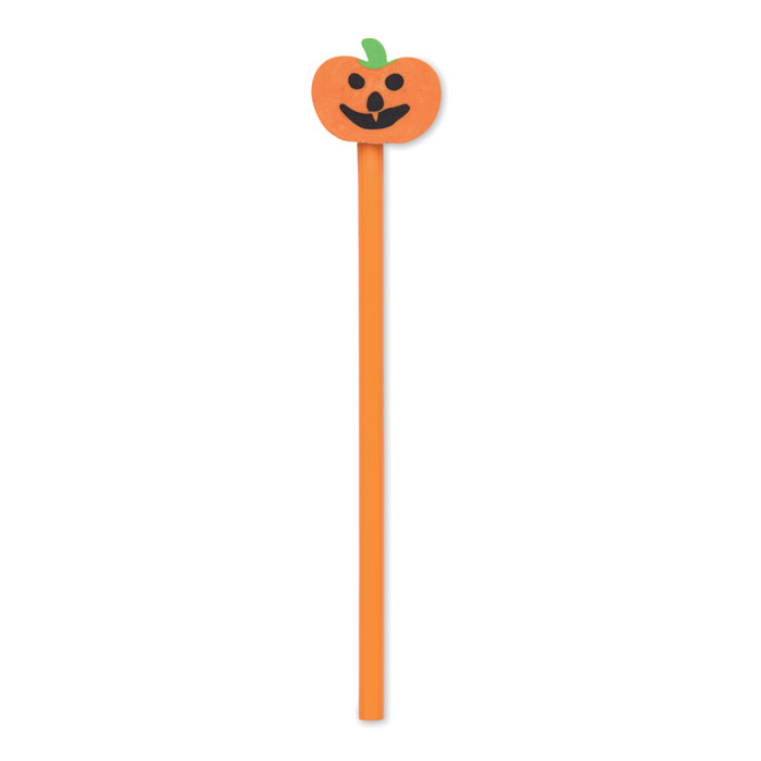 Halloween-potlood met gum bedrukken met logo