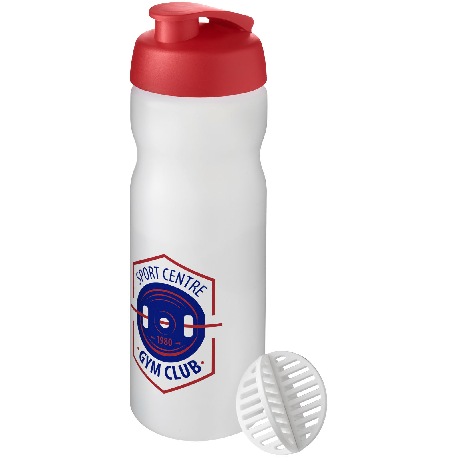 Baseline® Plus 650 ml sportfles met shaker bal bedrukken met logo