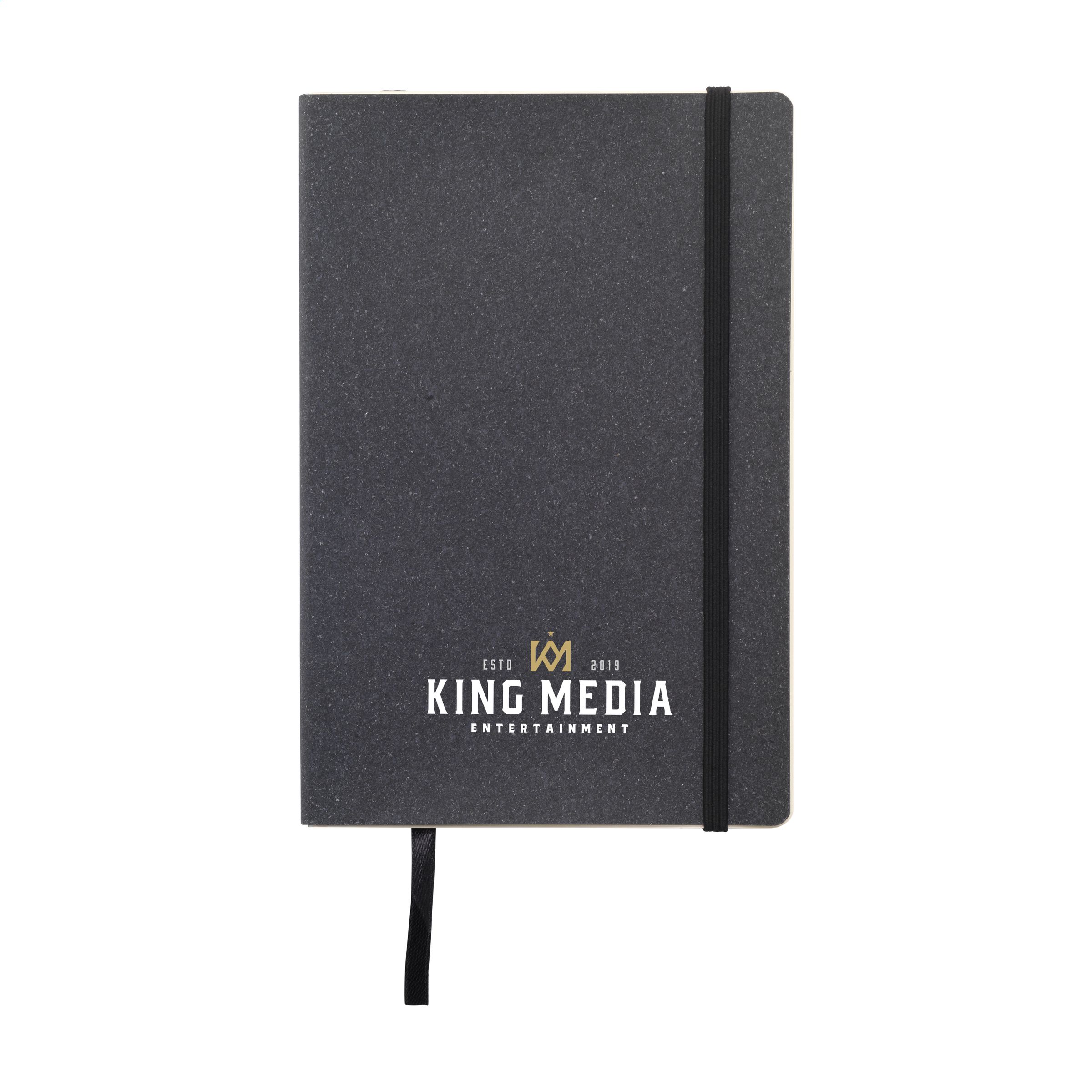 Berner Recycled Leather Notebook A5 notitieboek bedrukken met logo
