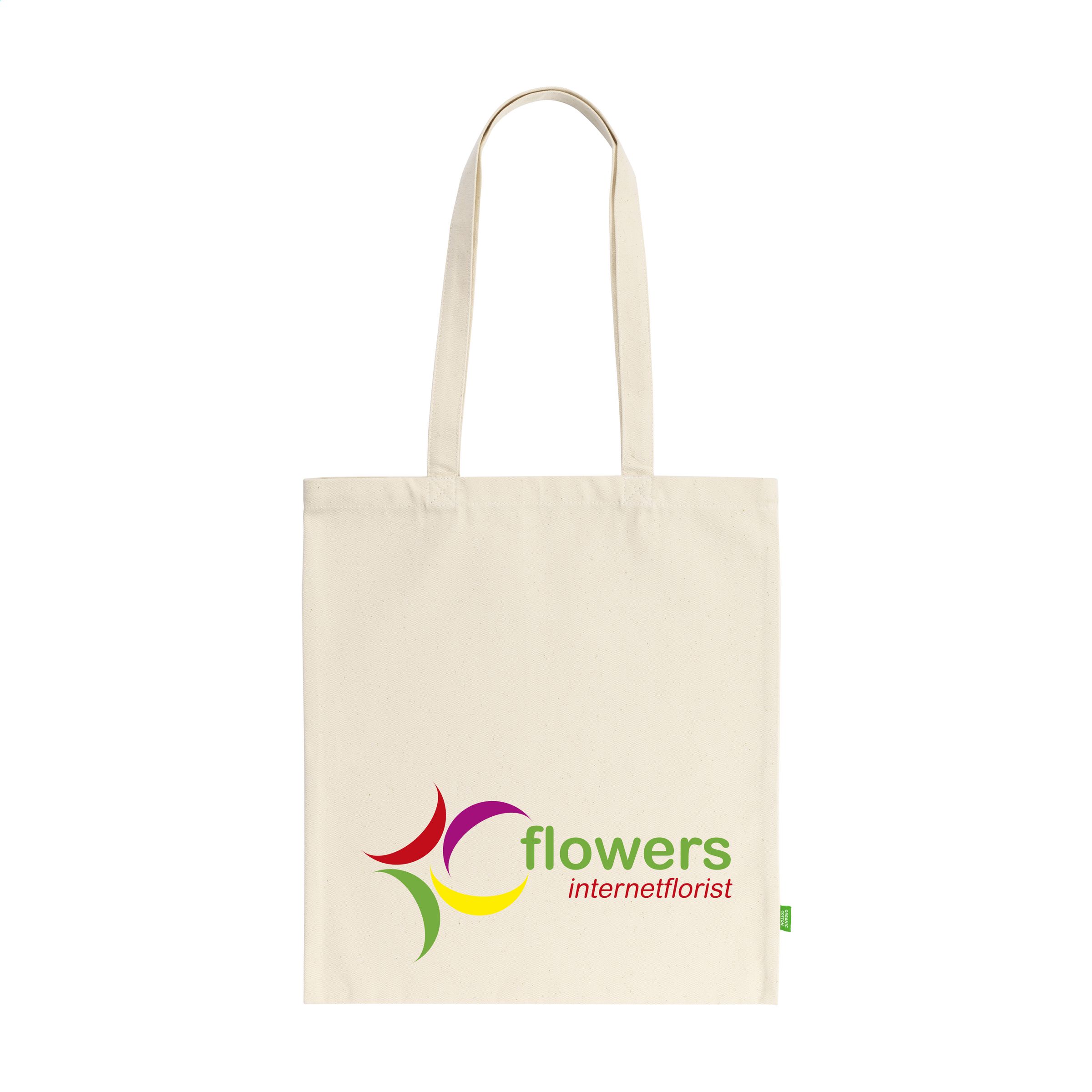 CanvasBag Organic draagtas (320 g/m²) bedrukken met logo