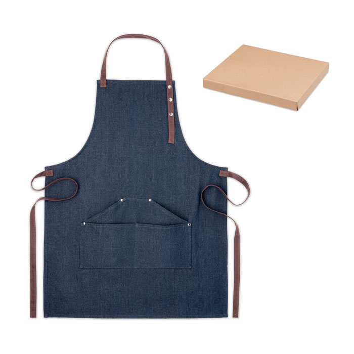 Suzanne Denim schort 240 gr/m² bedrukken met logo