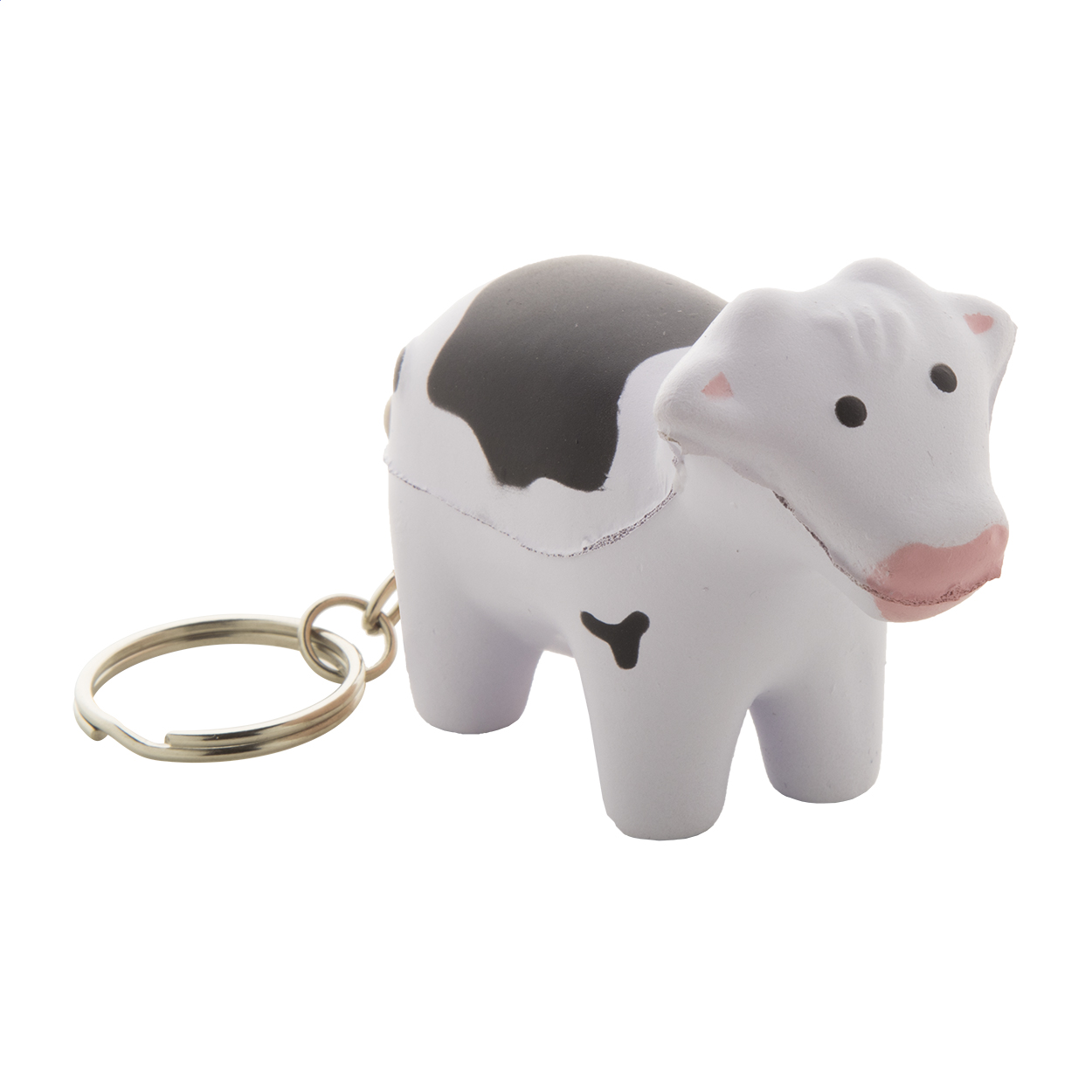 Milky antistress sleutelhanger bedrukken met logo