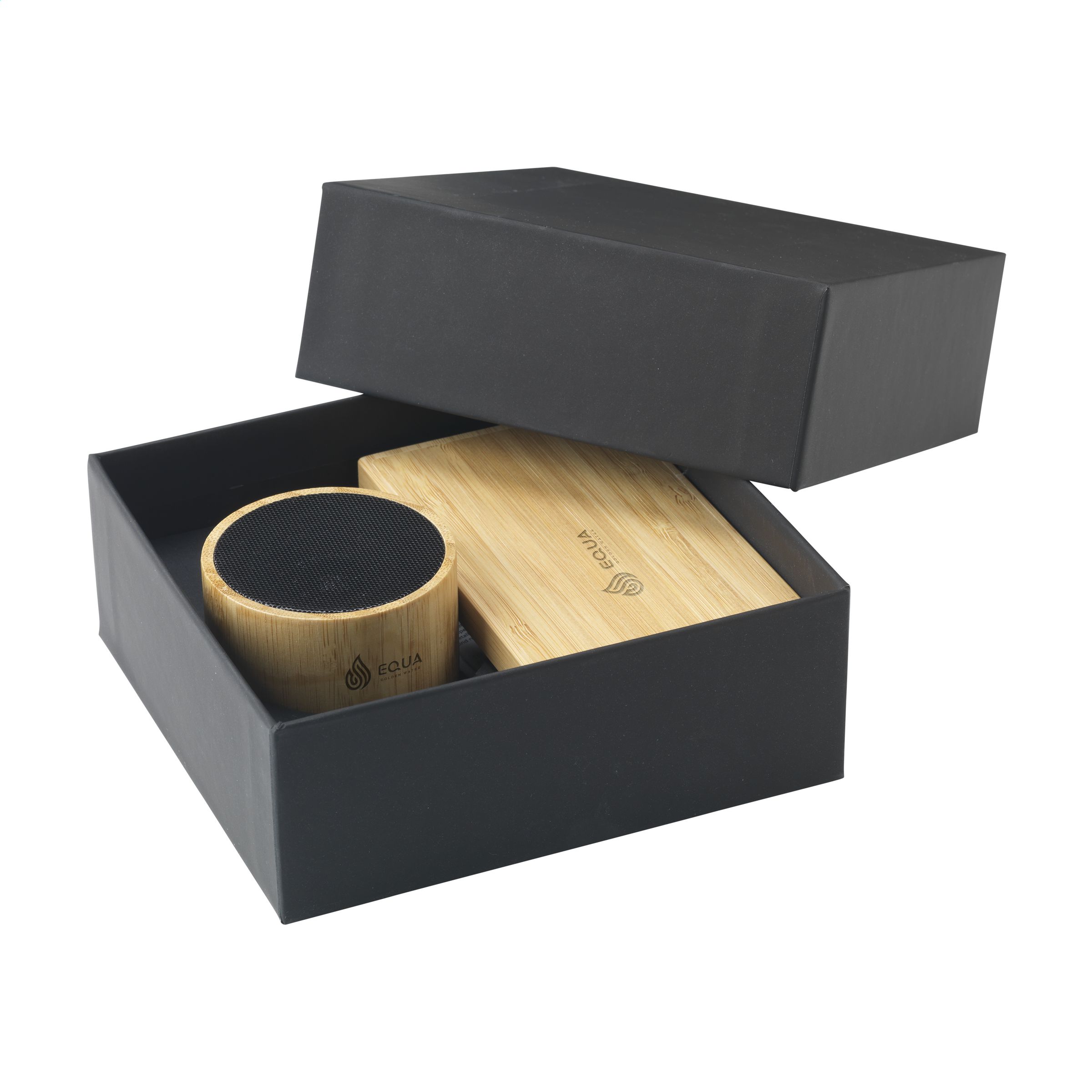 Lusha Bamboo geschenkset bedrukken met logo