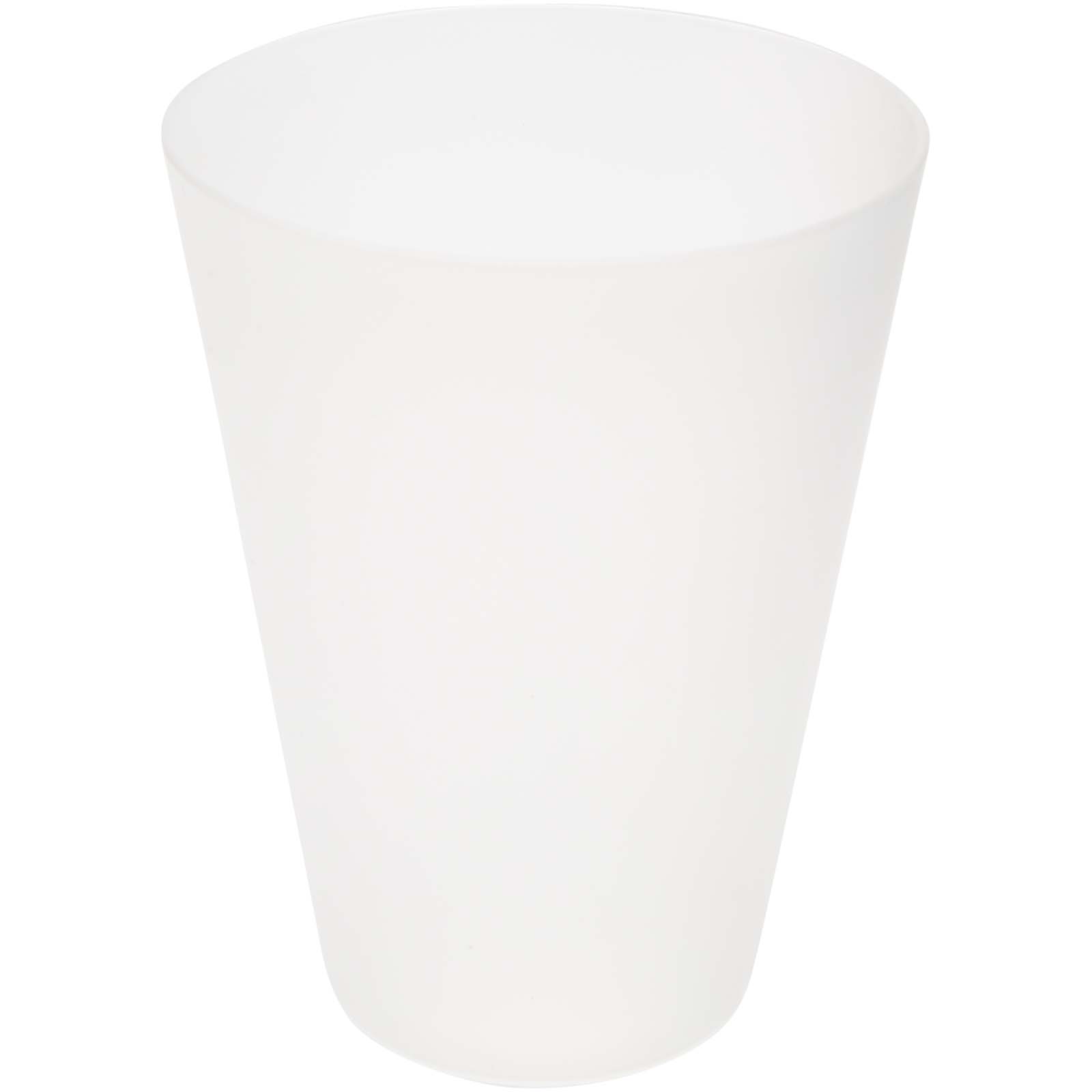 Glastonbury 300 ml herbruikbare plastic beker bedrukken met logo