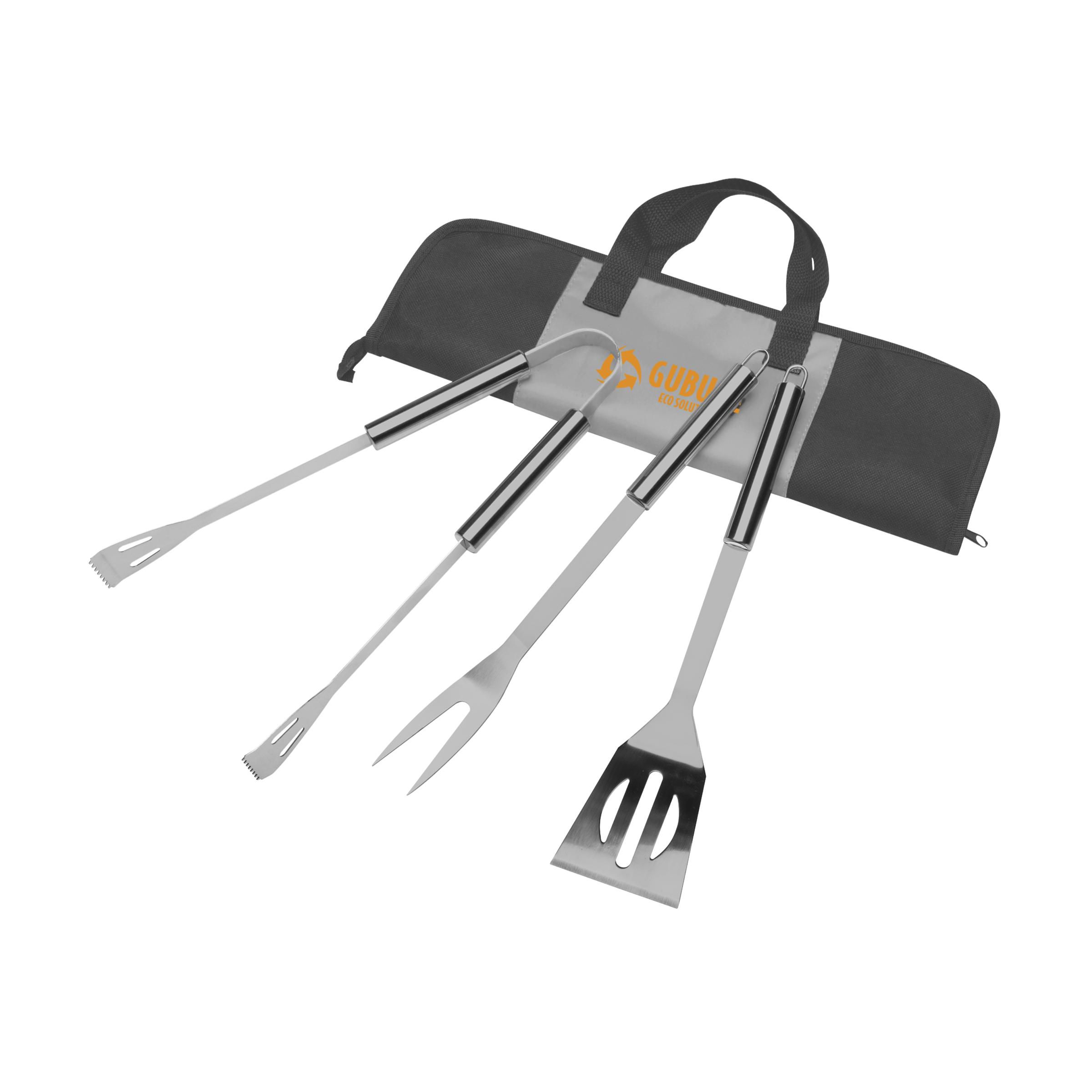Barbecueset 3-delig bedrukken met logo