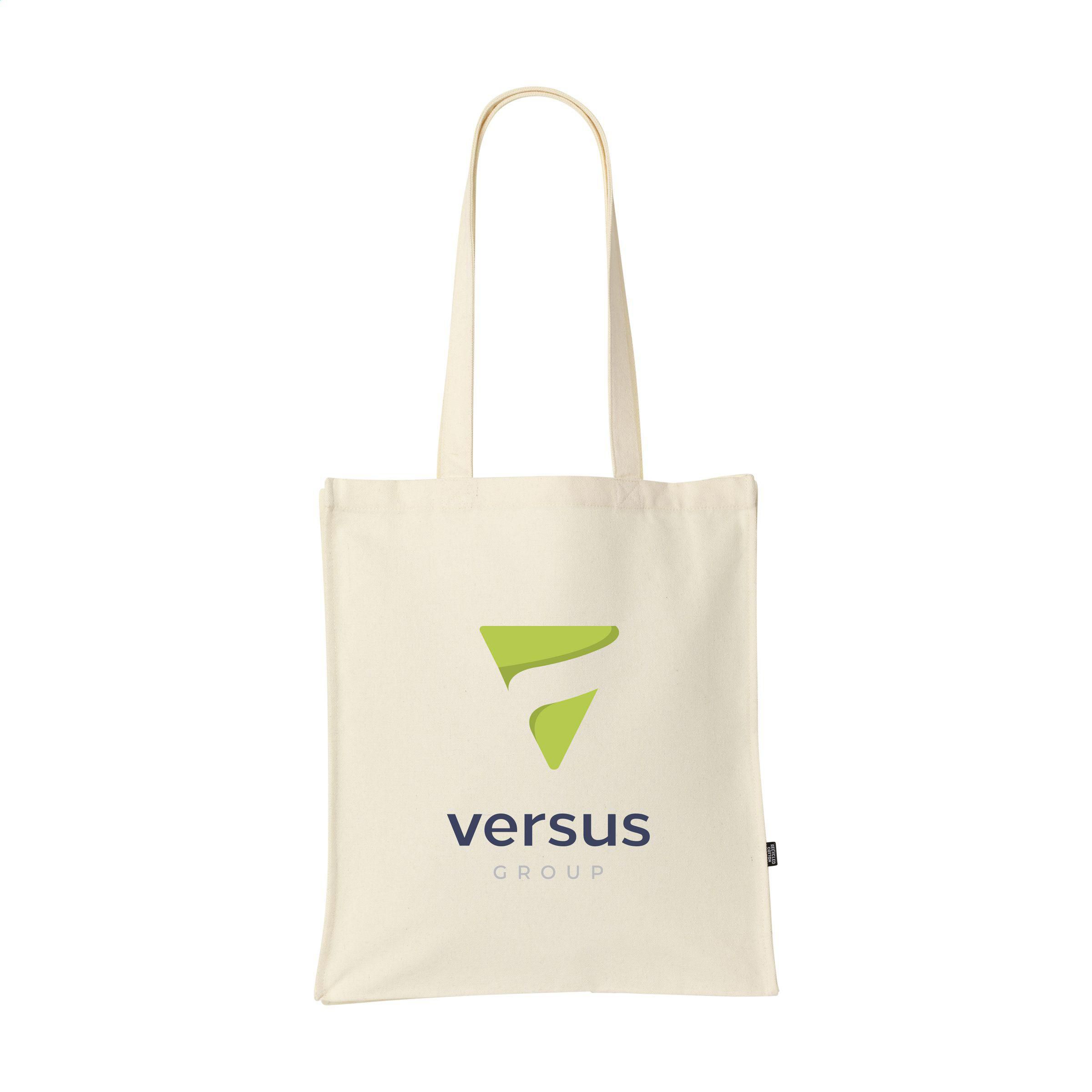 Solid Bag GRS Recycled Canvas (340 g/m²) tas bedrukken met logo