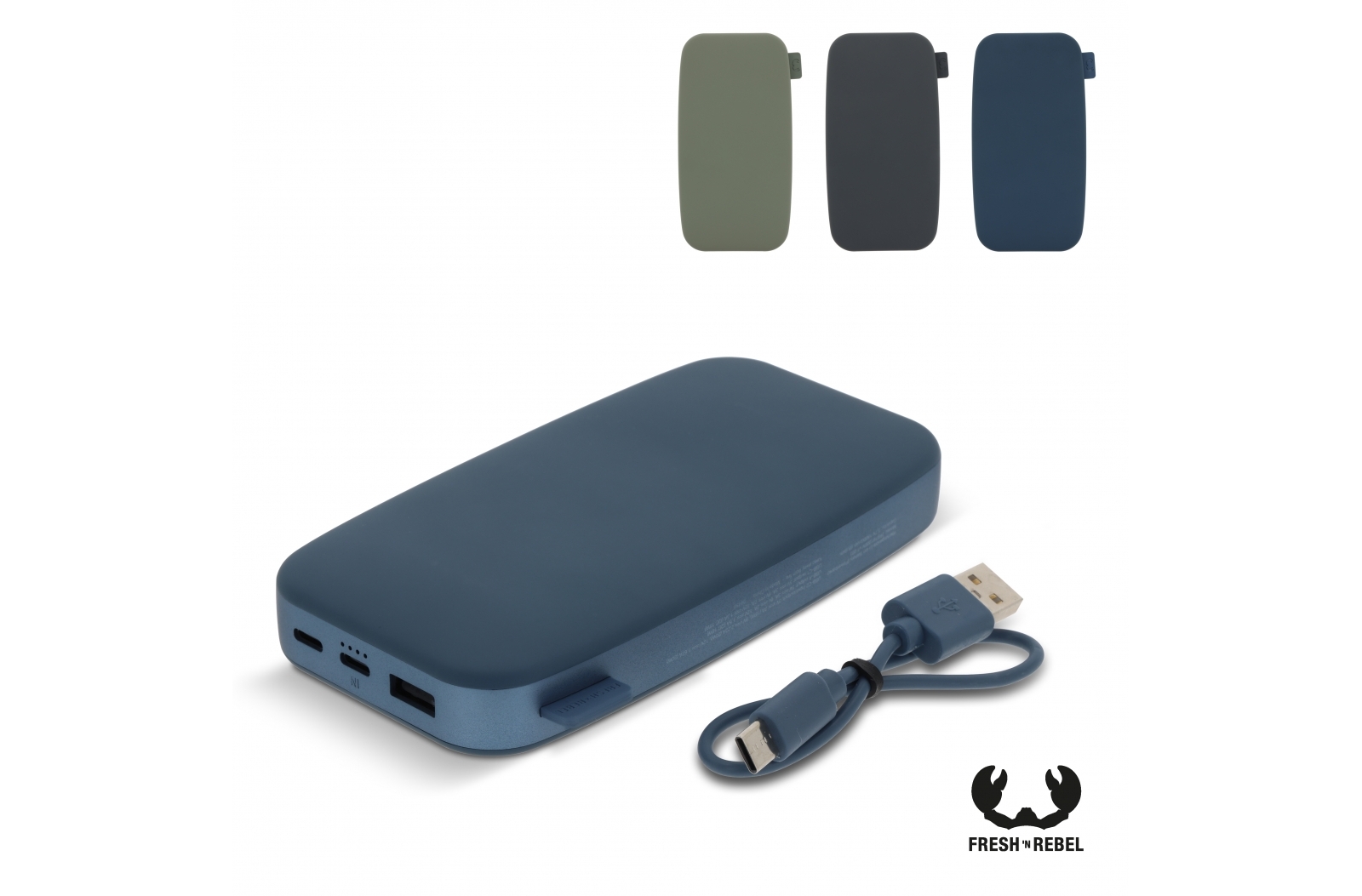 Fresh 'n Rebel Powerbank 18.000mAh USB-C Ultra Fast Charging 20W bedrukken met logo