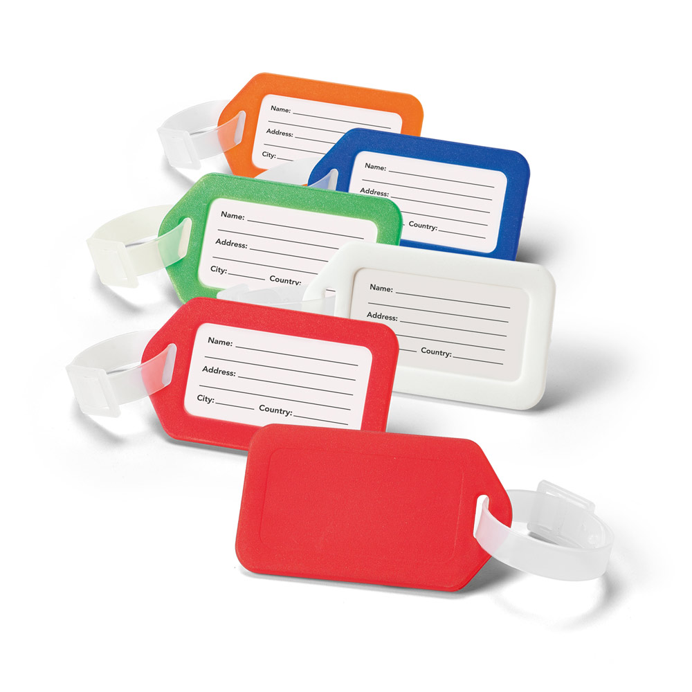 FINDO. Bagagelabel bedrukken met logo