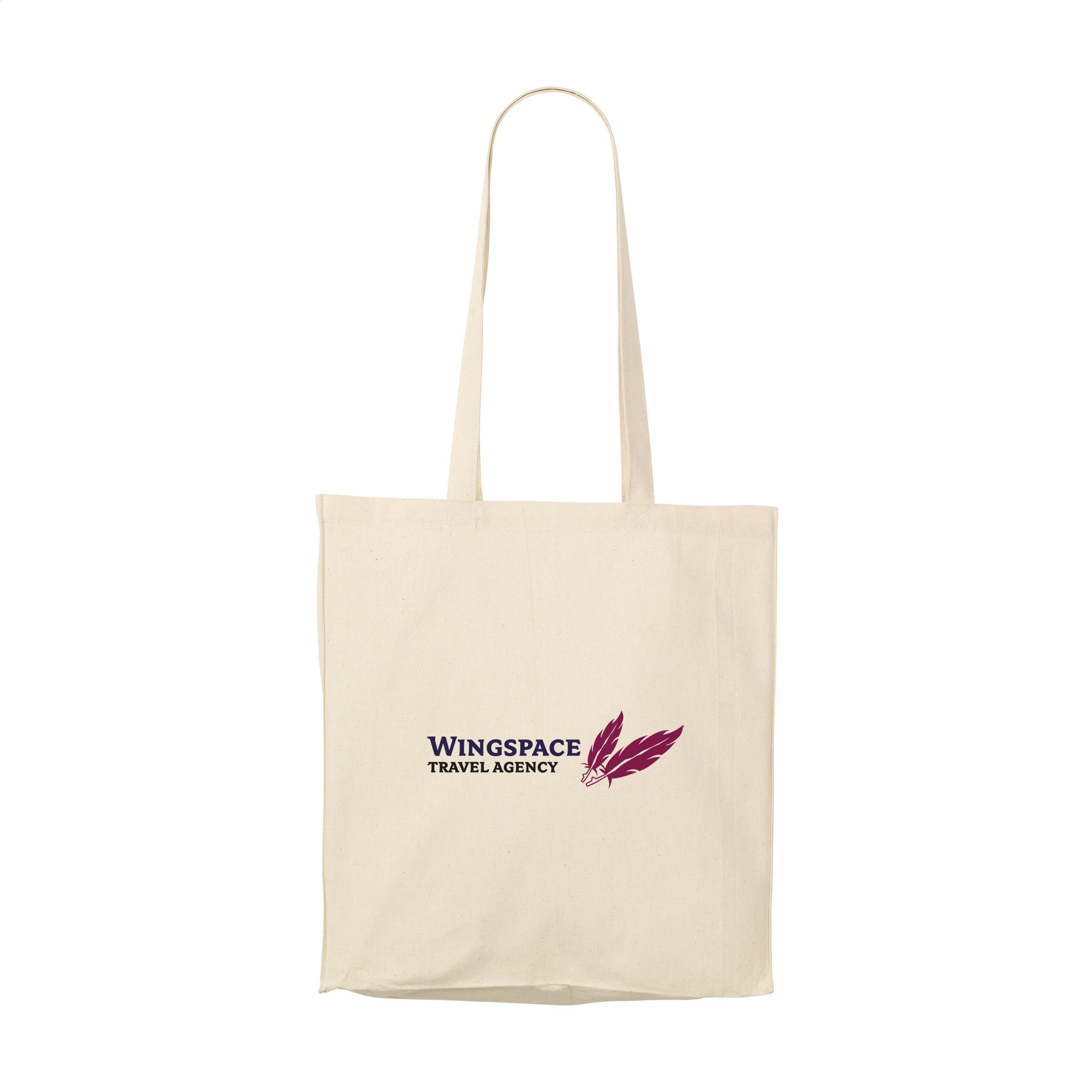 Natural Square Bag (165 g/m²) katoenen tas bedrukken met logo