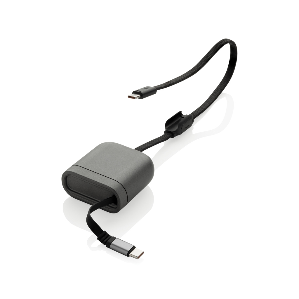 Spira RCS gerecyclede intrekbare 100W snellaadkabel bedrukken met logo