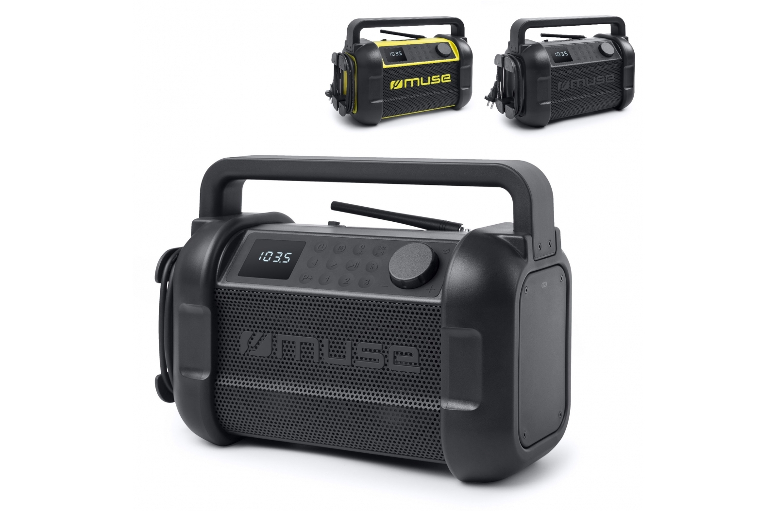M-928 | Muse bouwradio met Bluetooth 20W met FM-radio bedrukken met logo