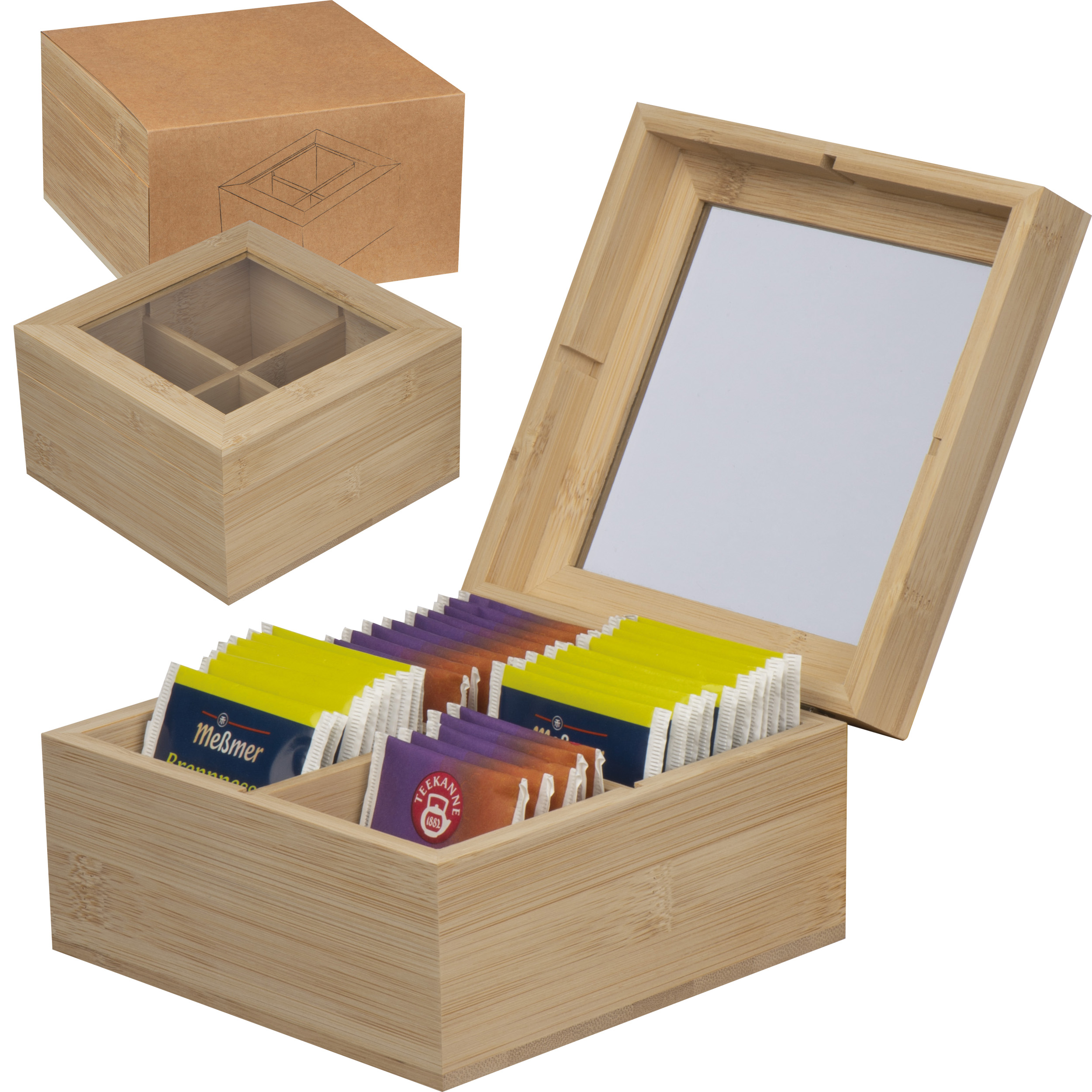 Syner Theebox voor 40 theezakjes bedrukken met logo