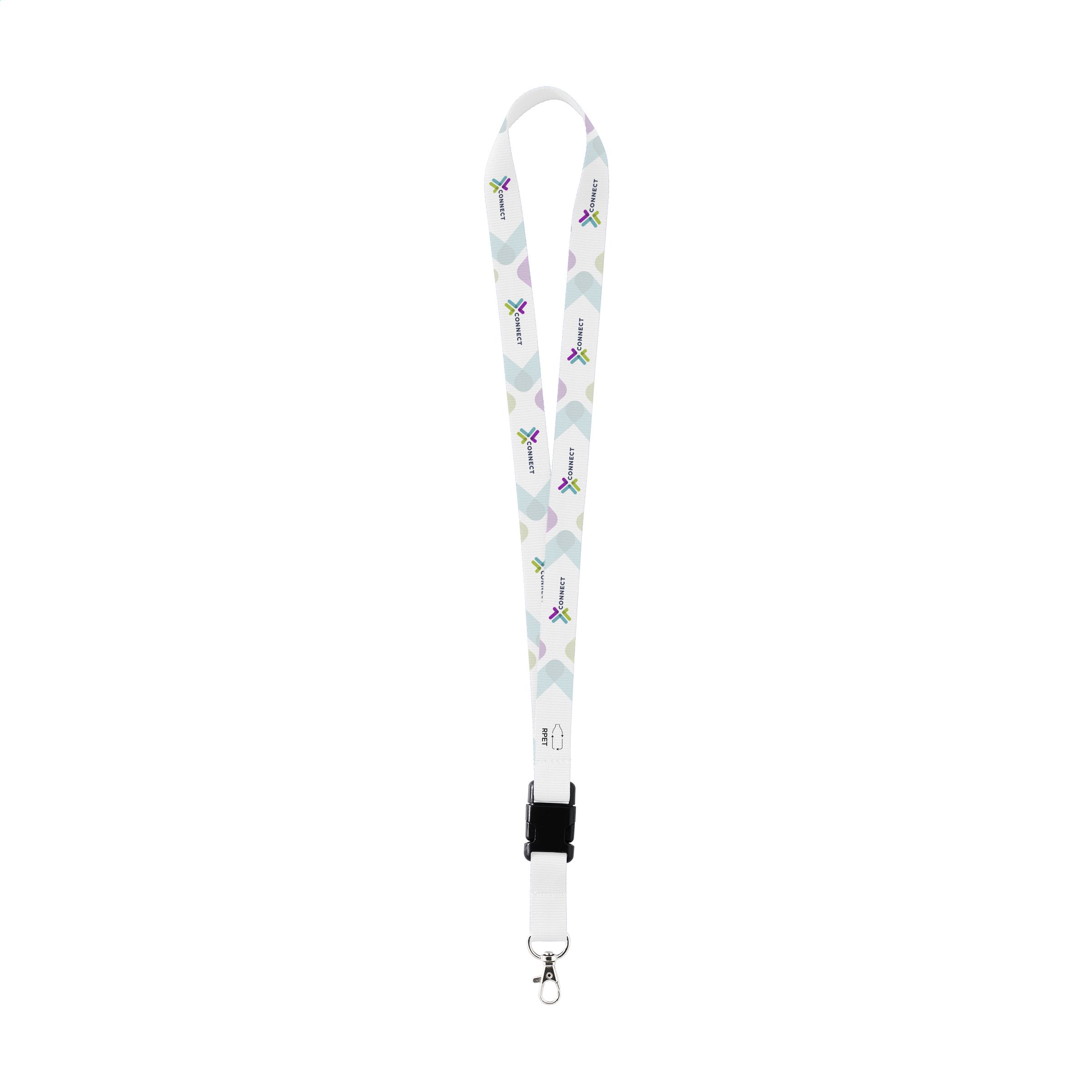Lanyard Sublimatie Buckle RPET keycord (2 cm) bedrukken met logo