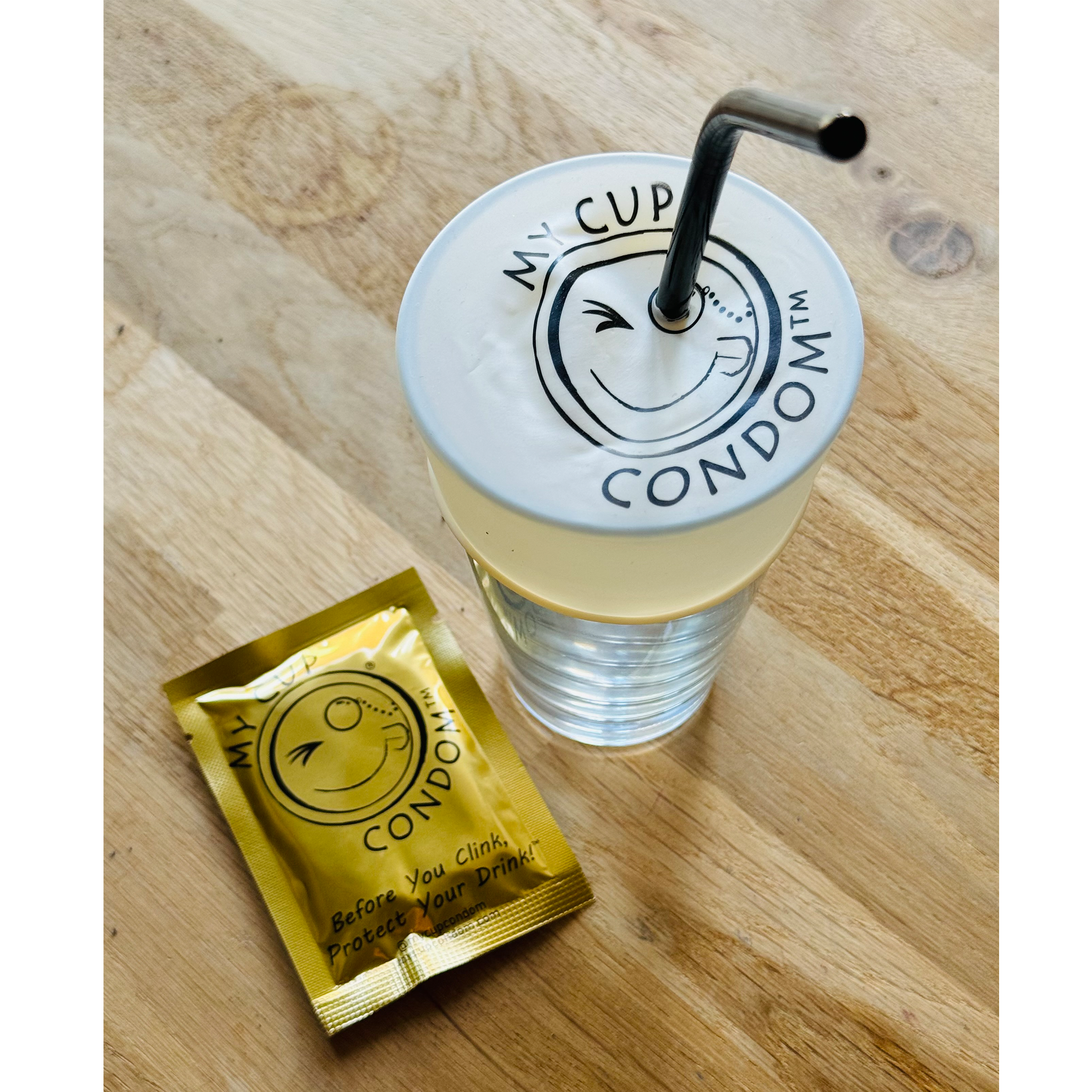 CUPCONDOM bedrukken met logo