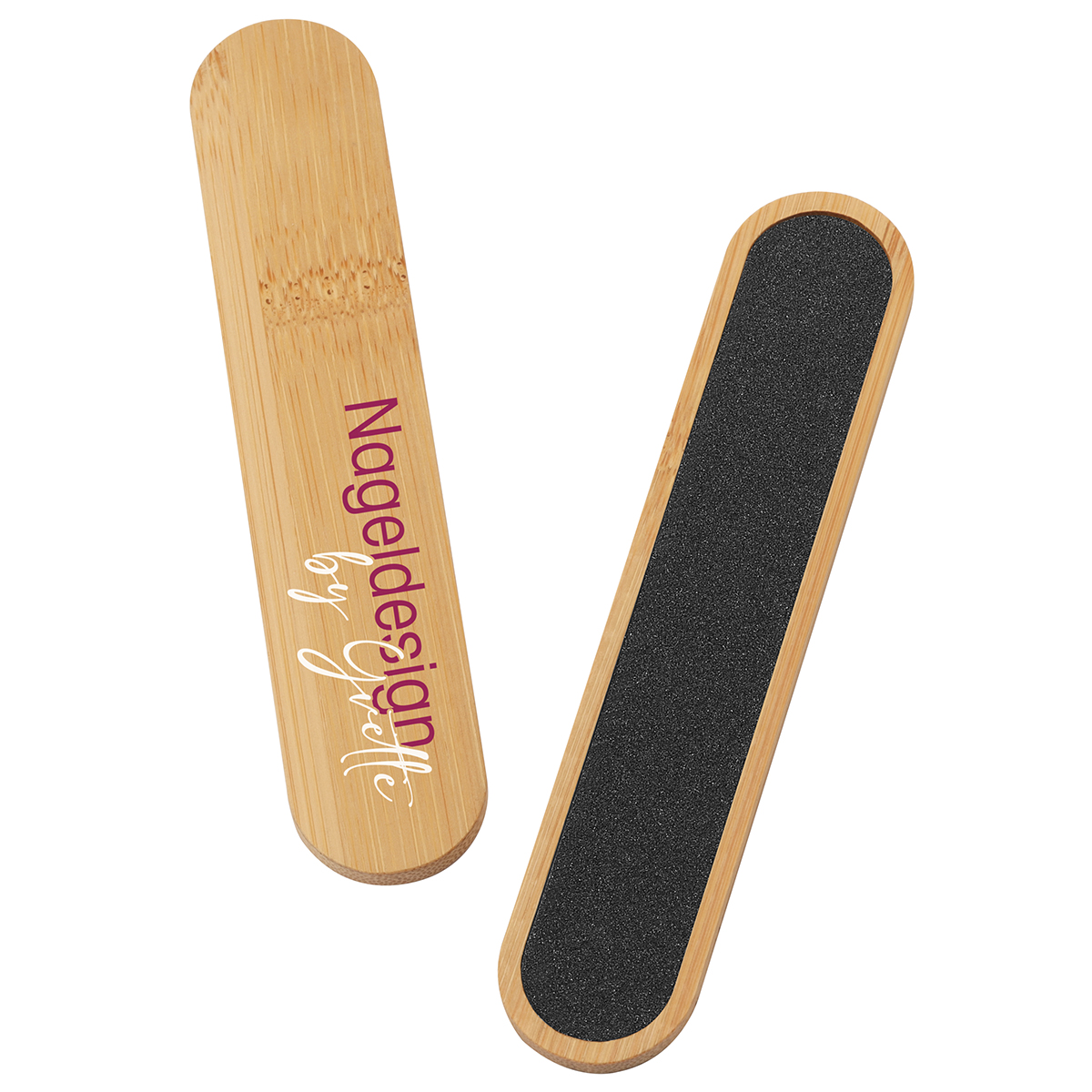 Bamboo nail file bedrukken met logo