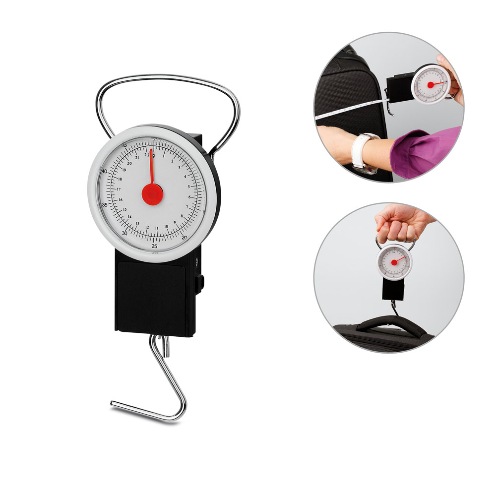 Weegschaal voor bagage bedrukken met logo