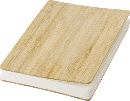 BamboeCover notitieboek met pen bedrukken met logo