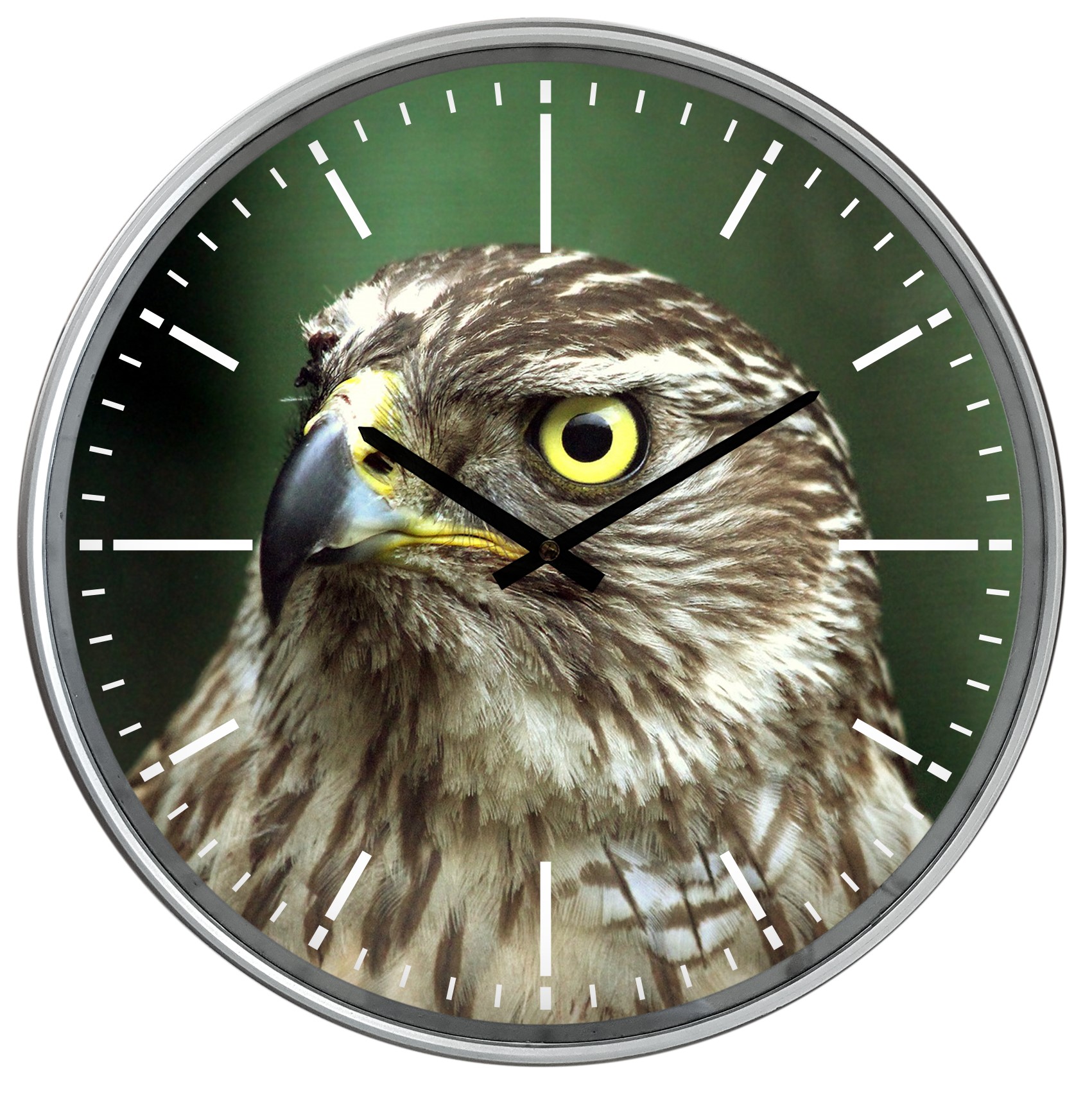 Kunststof muurklok bedrukte wijzerplaat (42 cm) bedrukken met logo