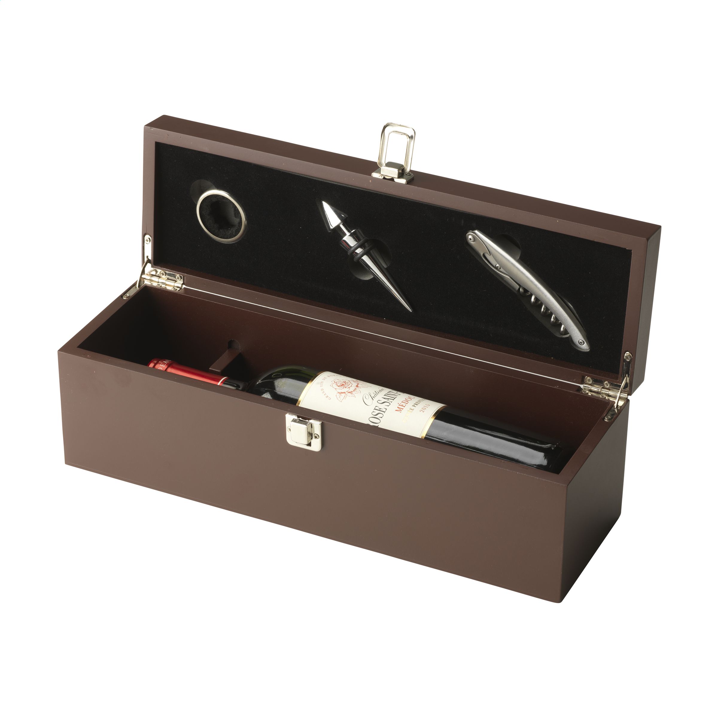 WineBox 4-in-1 wijngeschenkset bedrukken met logo