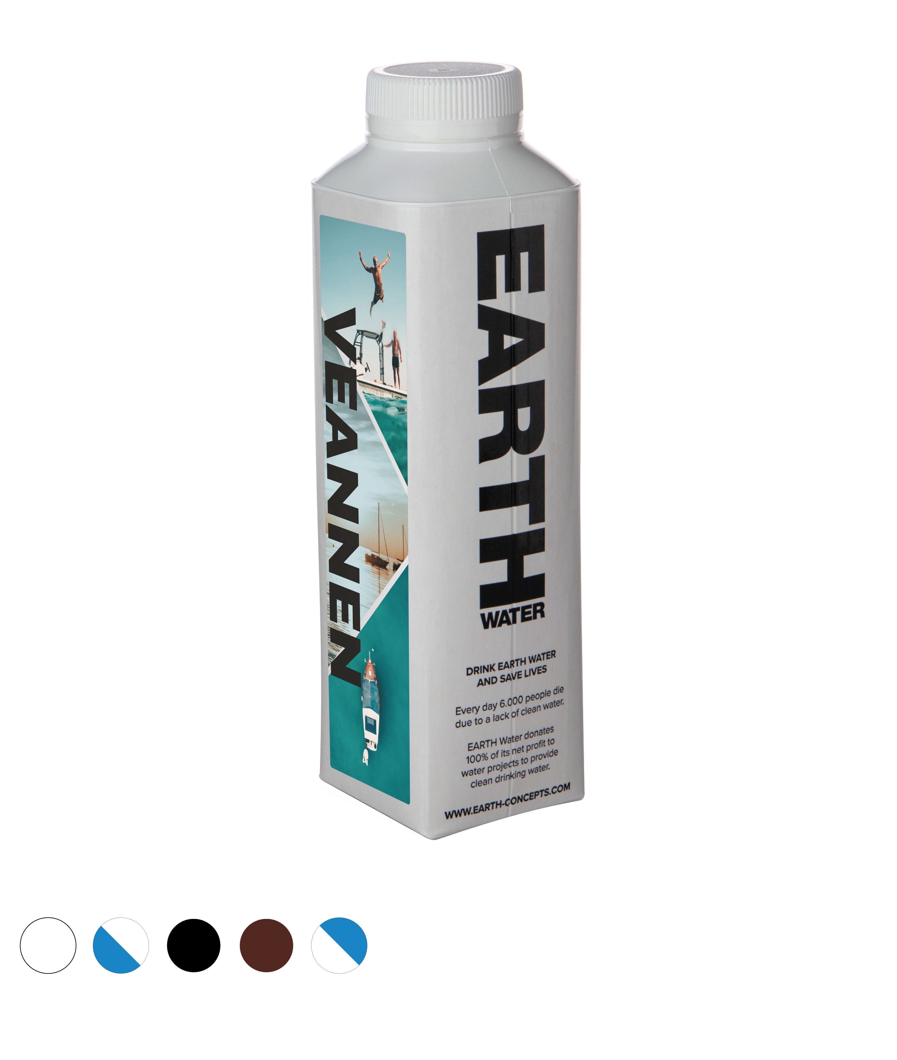 EARTH Water Tetra Pak 500 ml bedrukken met logo
