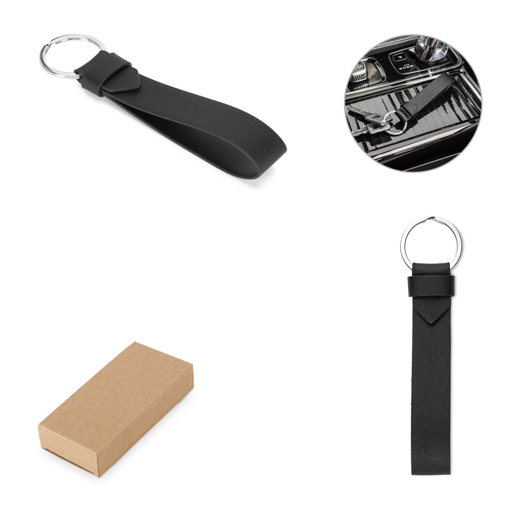 WATOE. PU sleutelhanger met ring bedrukken met logo