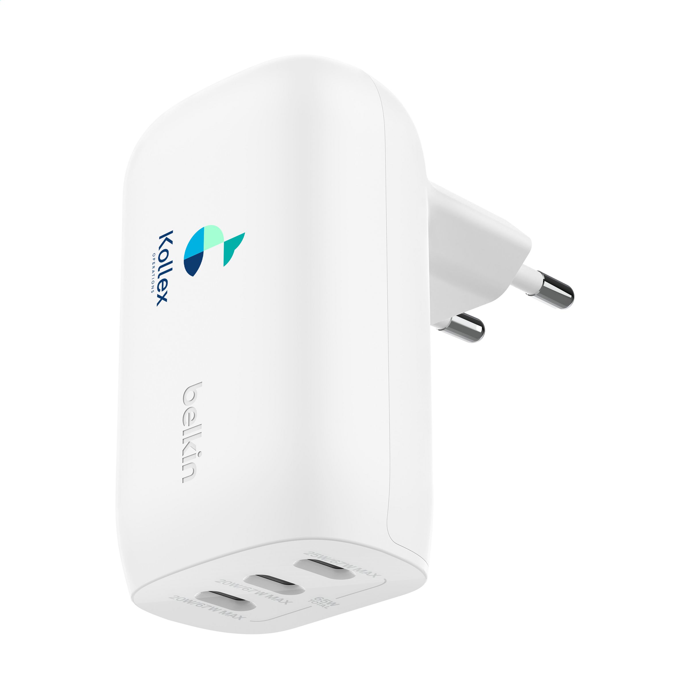 Belkin BoostCharge 3-Port Wall Charger bedrukken met logo