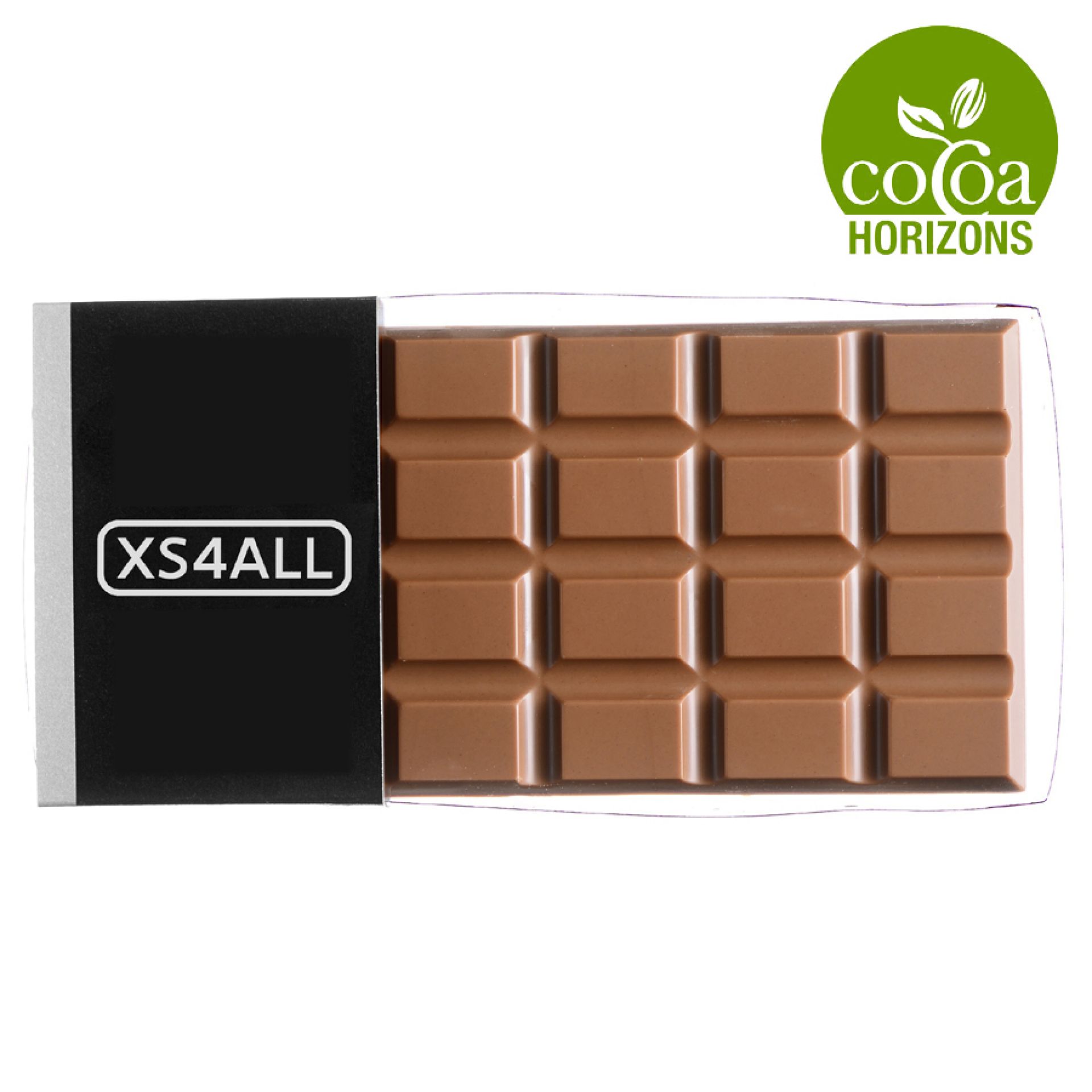 Reep melkchocolade bedrukken met logo